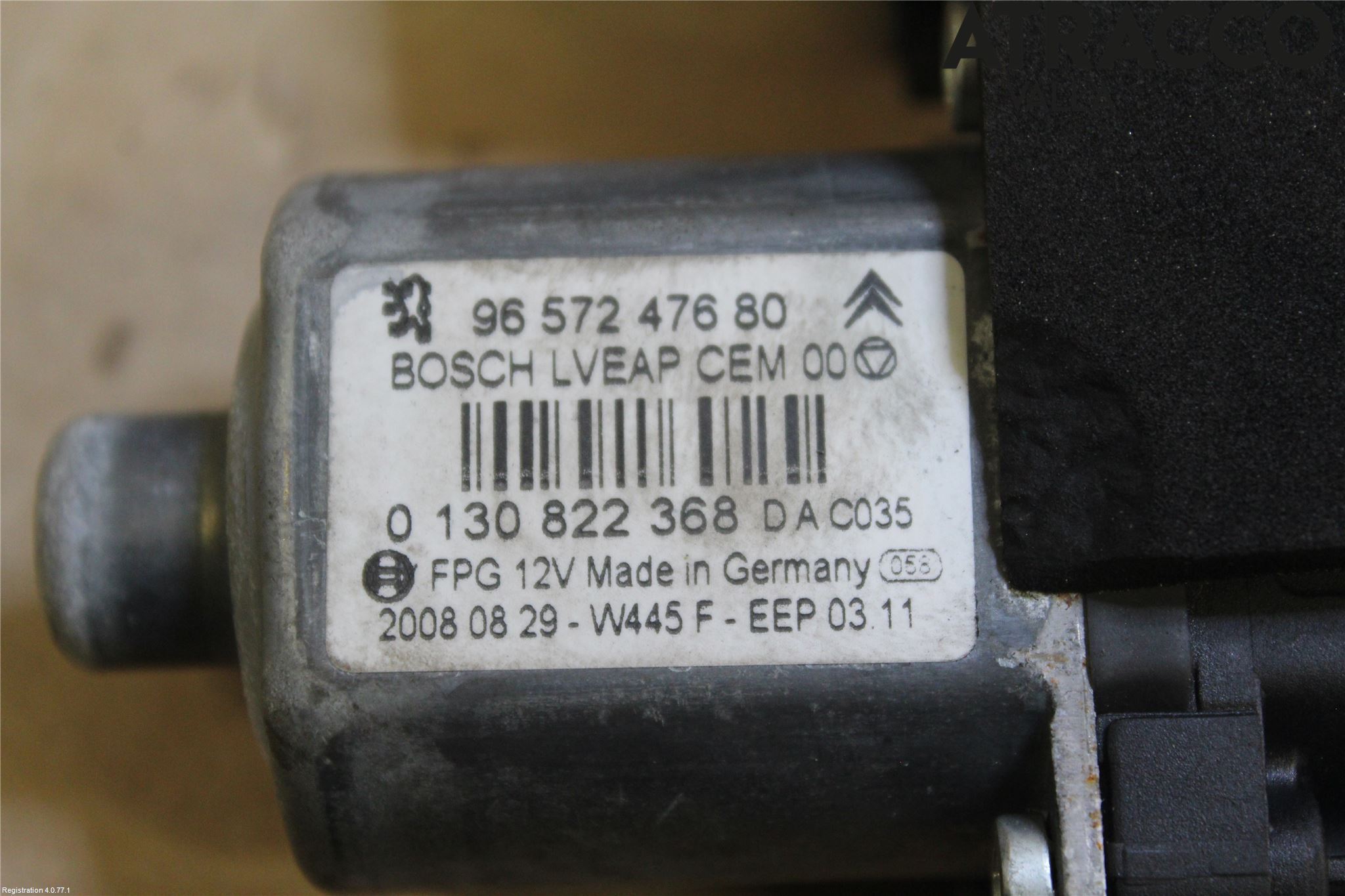 Peugeot 308 08-13 Fönsterhiss El Kompl
