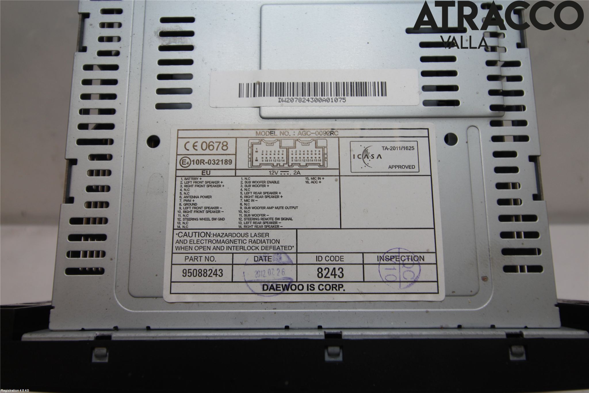 Chevrolet CAPTIVA Cd Radio - Multimediapanel