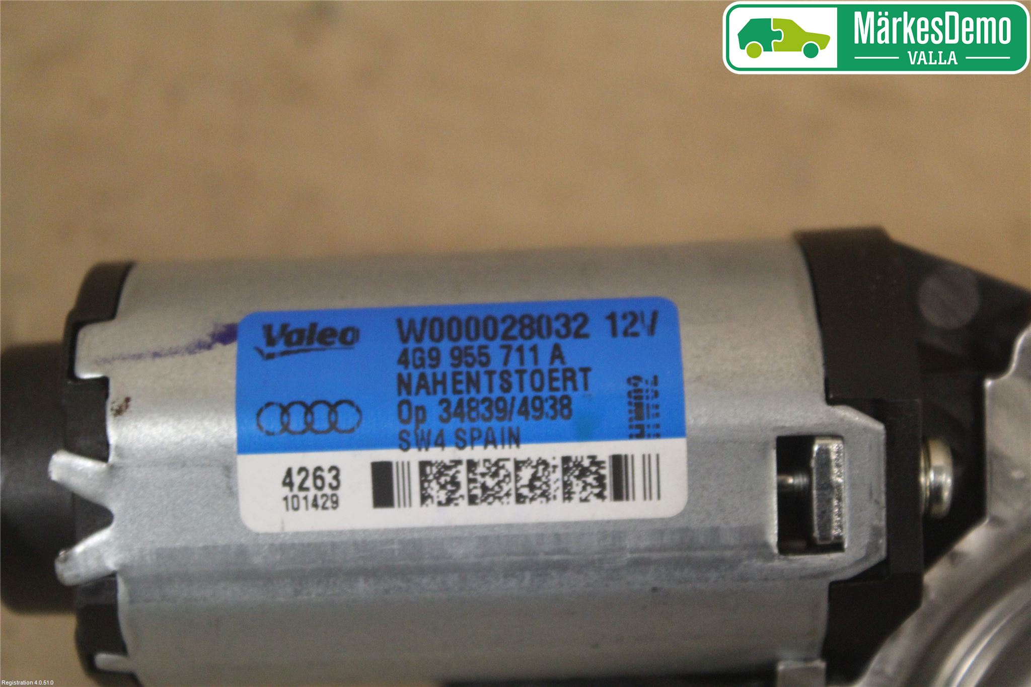 Audi A6 ALLROAD 12-18 Torkarmotor Baklucka