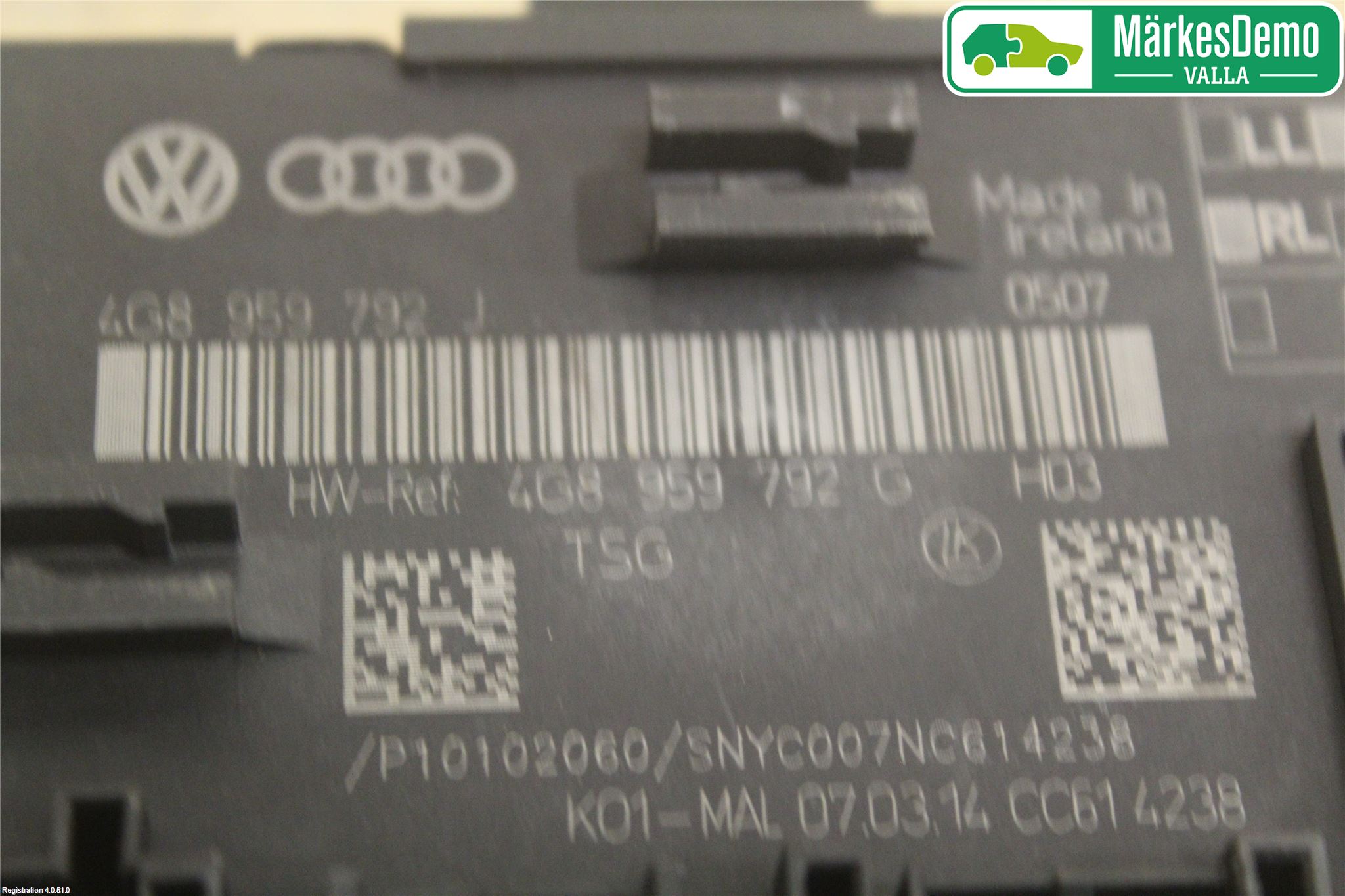 Audi A6 ALLROAD 12-18 Styrenhet Dörr