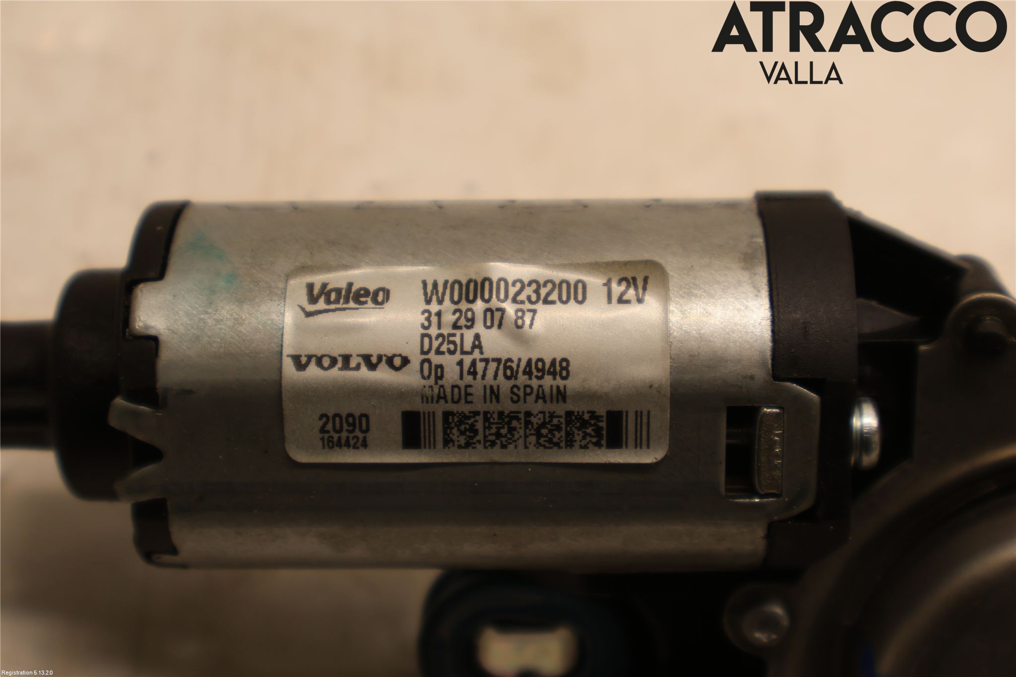 Volvo V70 08-13 Torkarmotor Baklucka