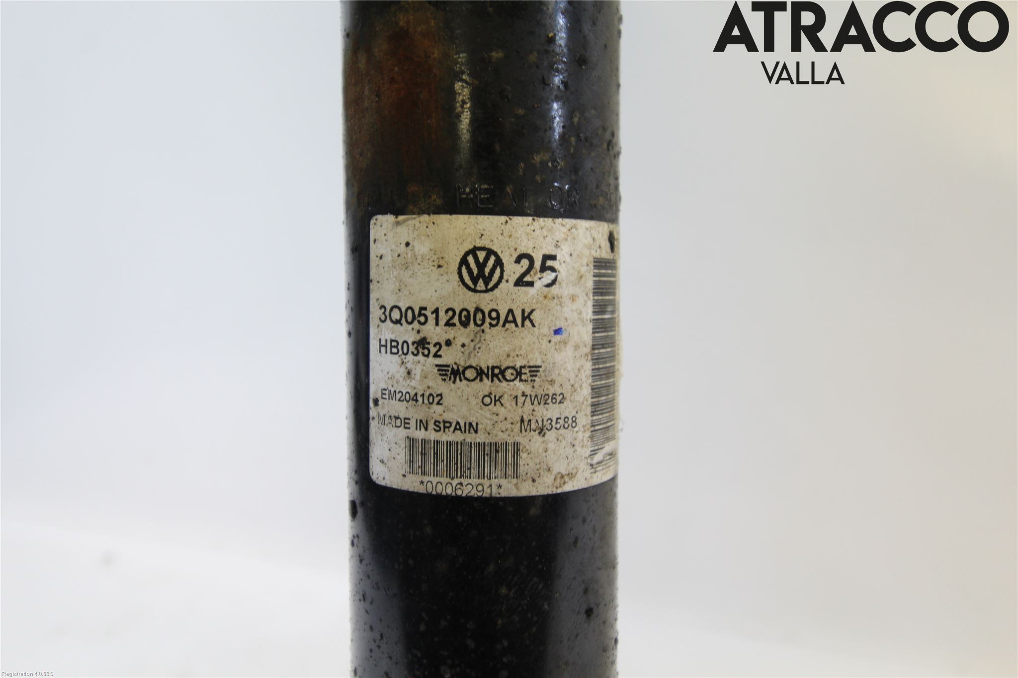 Volkswagen VW PASSAT 15-19 Stötdämpare Bak