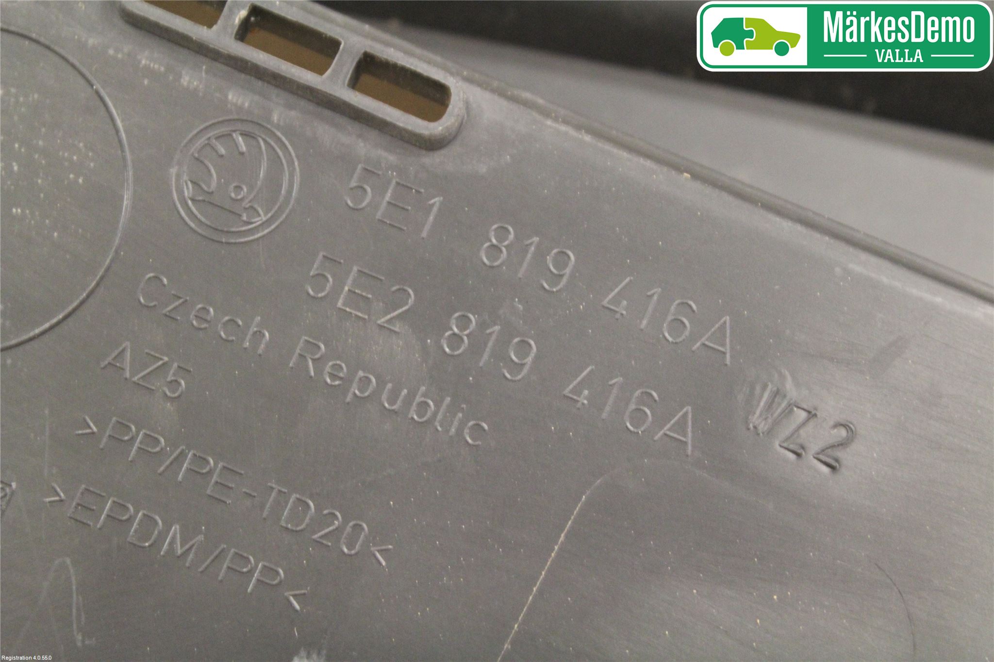 Skoda OCTAVIA (5E) 13-20 Torpedplåt-Torpedplast