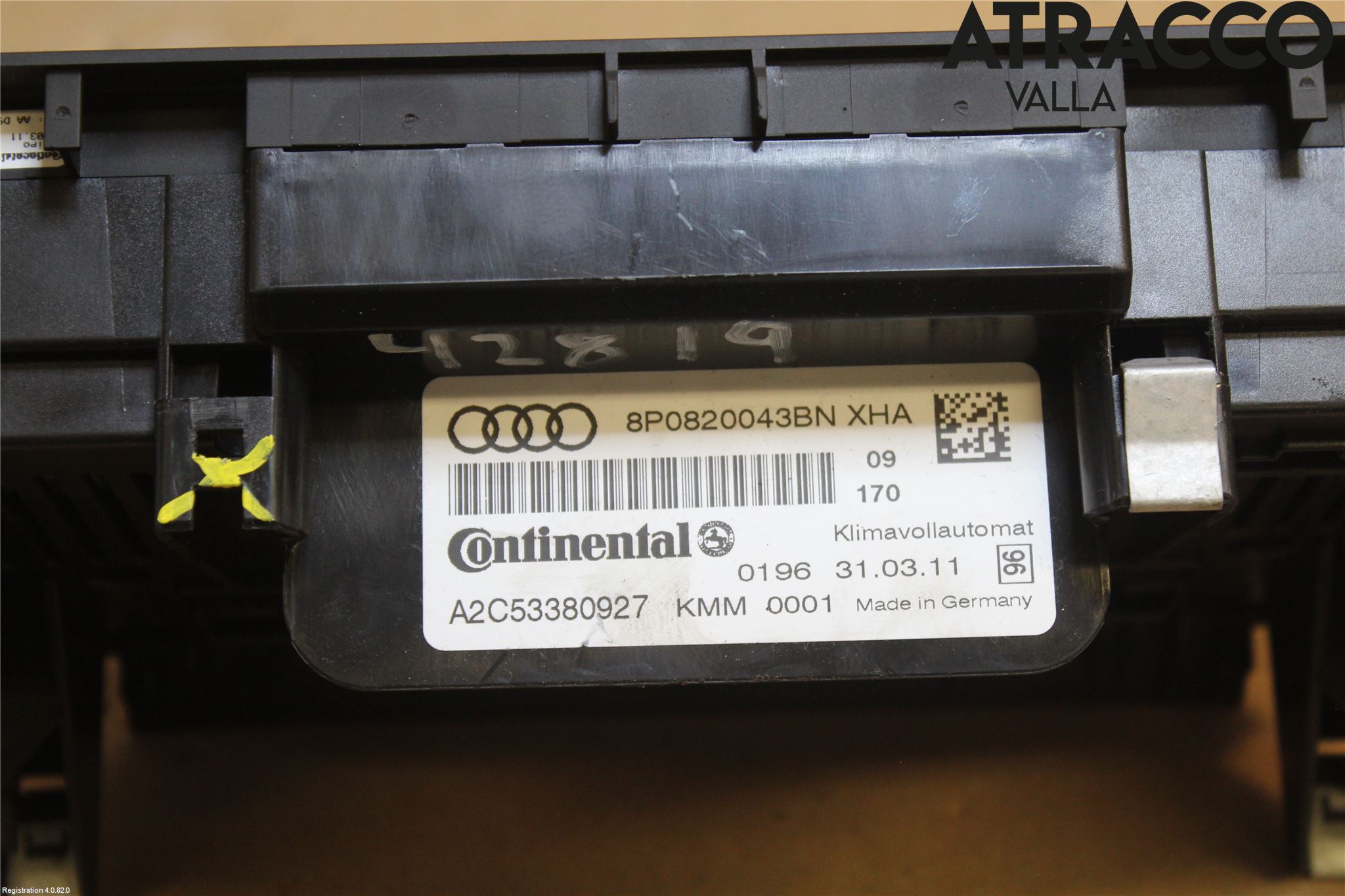 Audi A3/S3 05-13 Ac Styrenhet Ac Manöveren