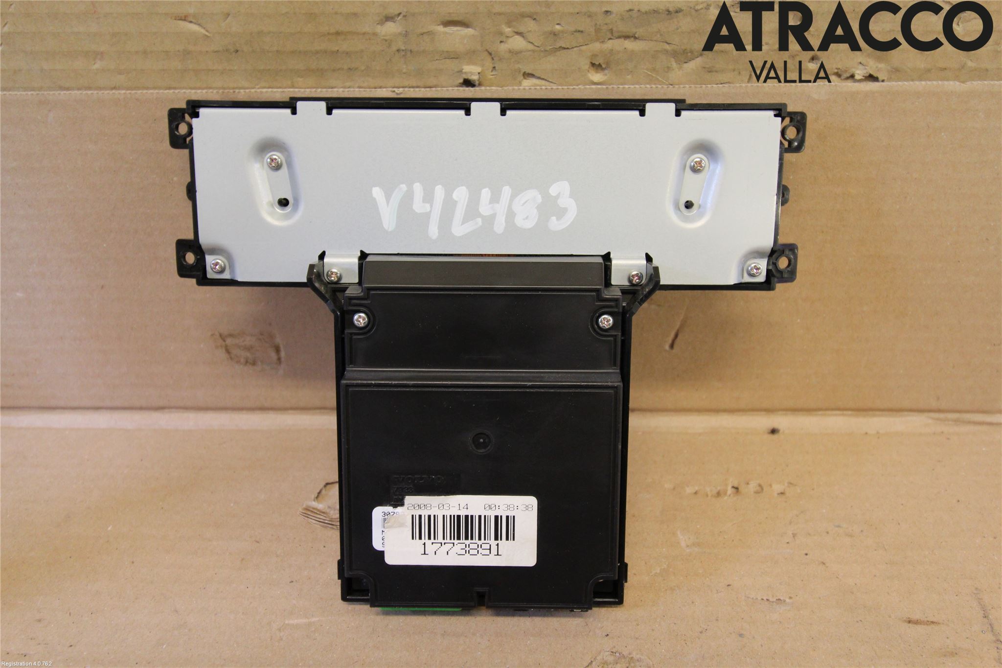 Volvo V70 08-13 Kontrolldisplay