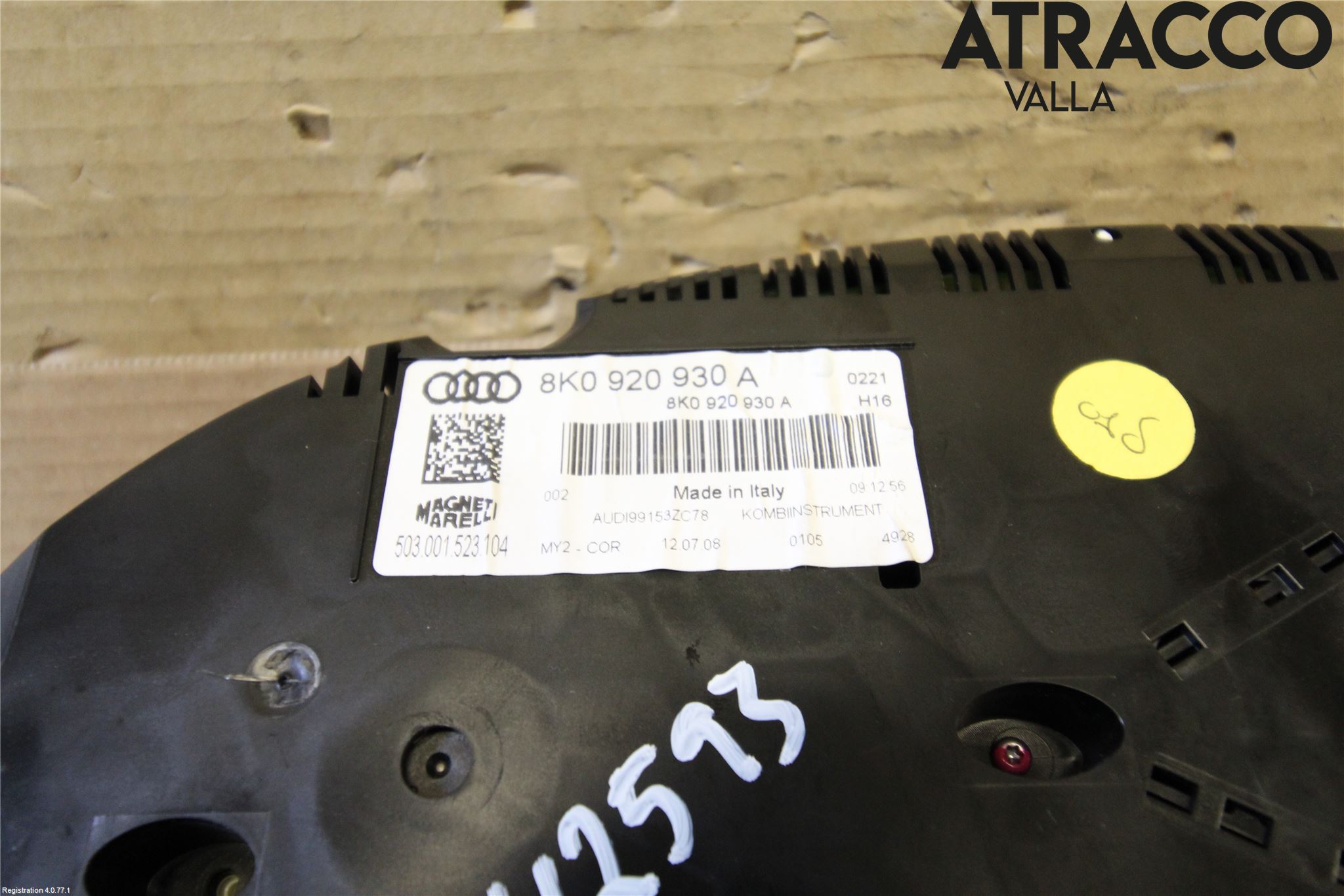 Audi A4/S4 08-11 Instrument Komb