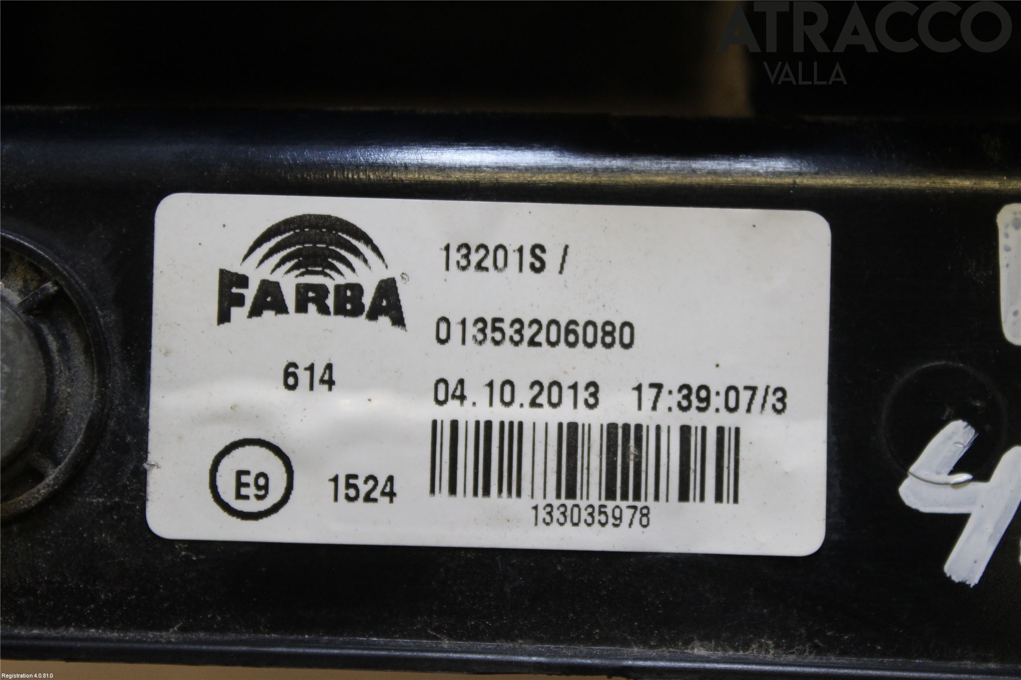 Citroen NEMO Bakljus Vänster