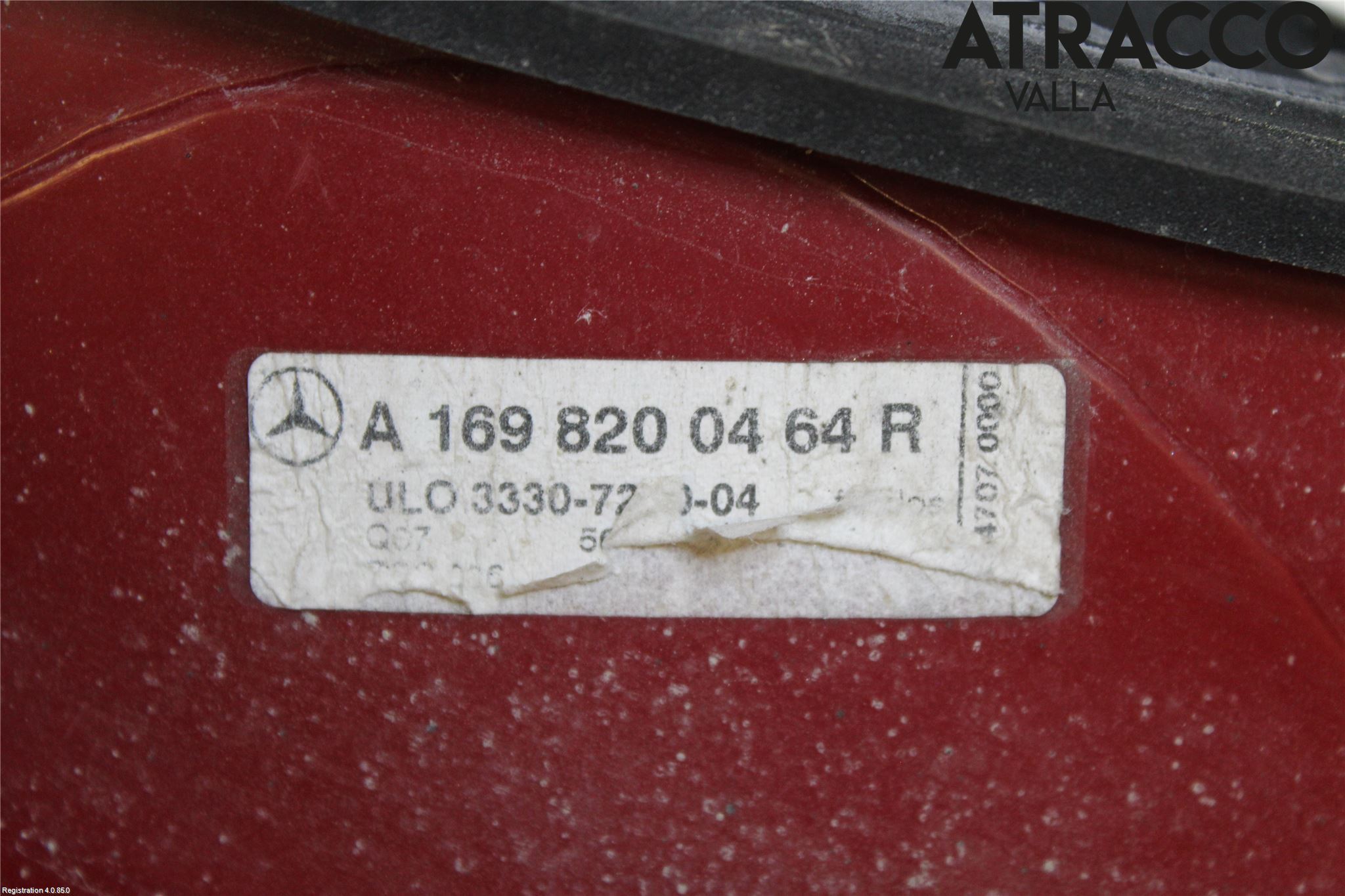 Mercedes-Benz MB A-KLASS (W169) 04-12 Bakljus Höger