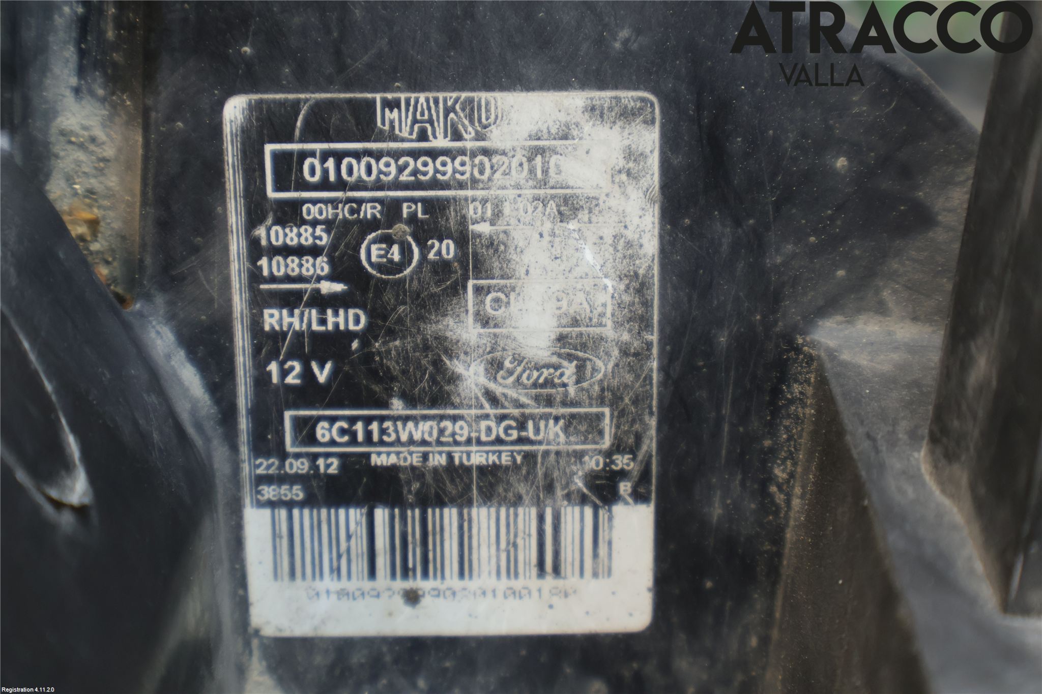 Ford TRANSIT    06-13 Strålkastare Höger