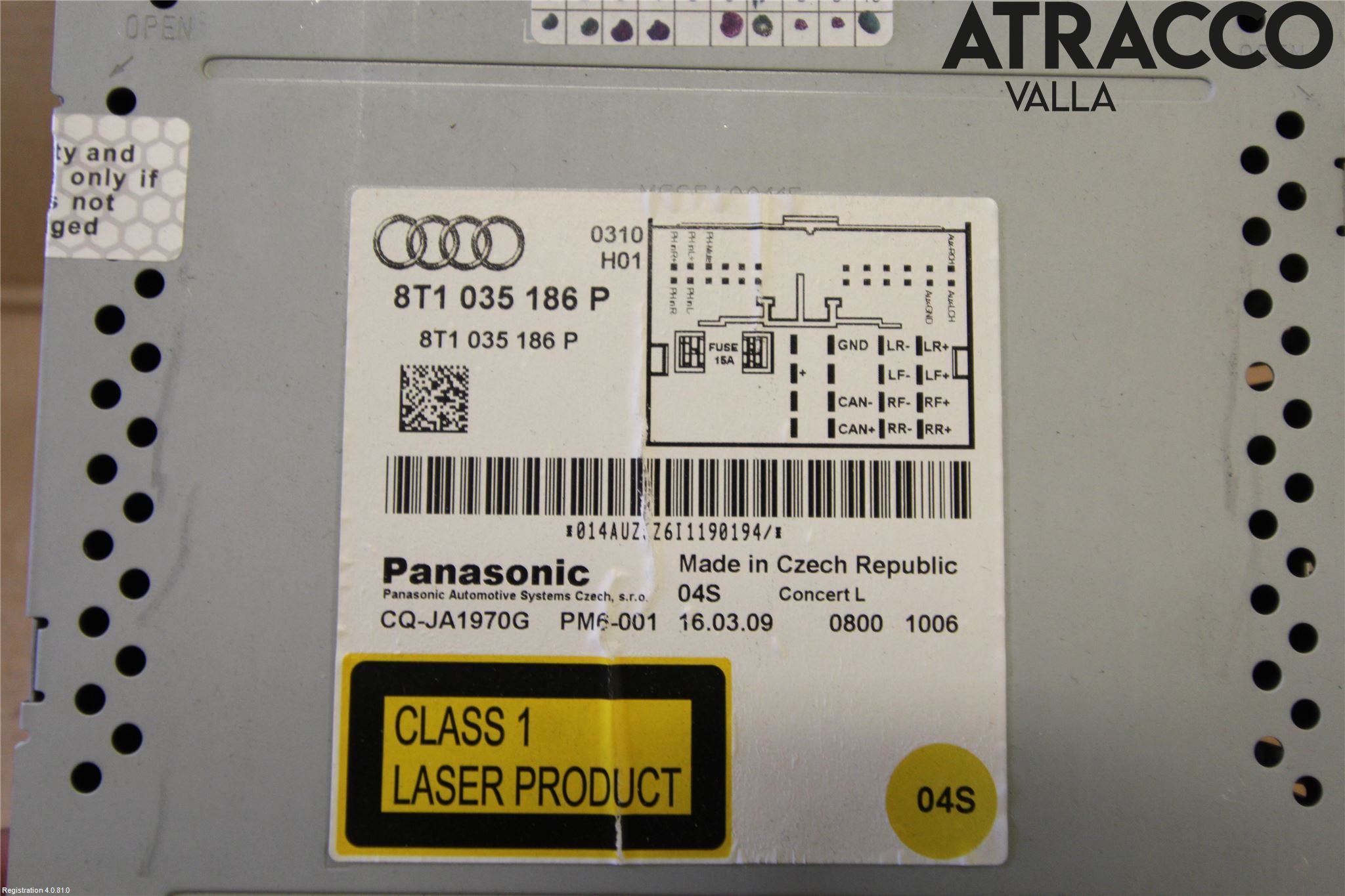 Audi A4/S4 08-11 Cd Radio - Multimediapanel