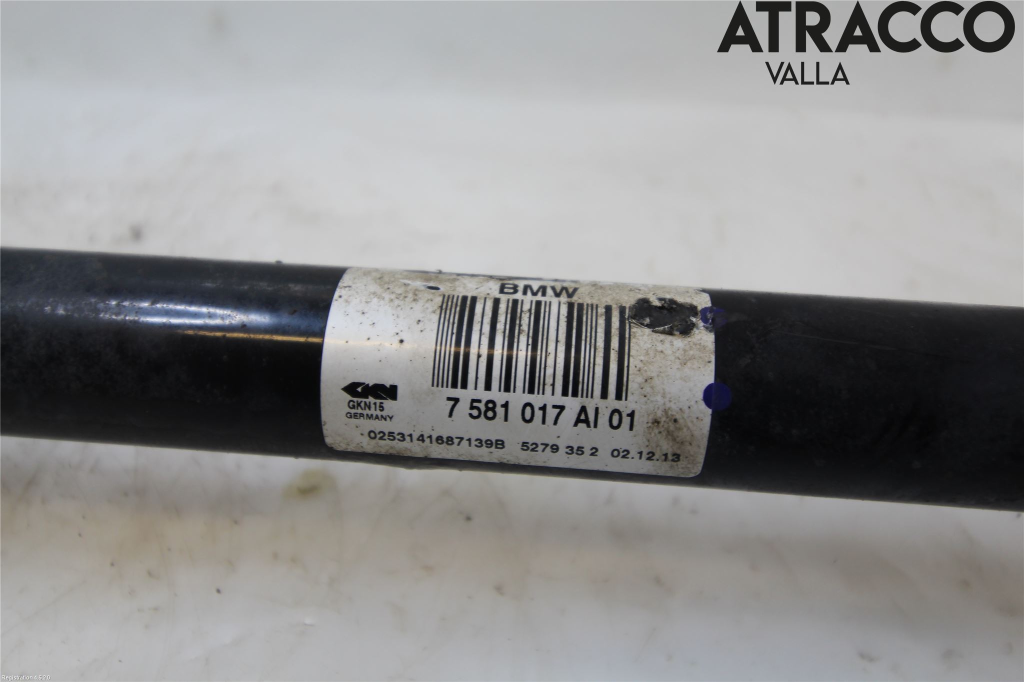 BMW 5 F10/F11/F18 09-17 Drivaxel Bak Vänster