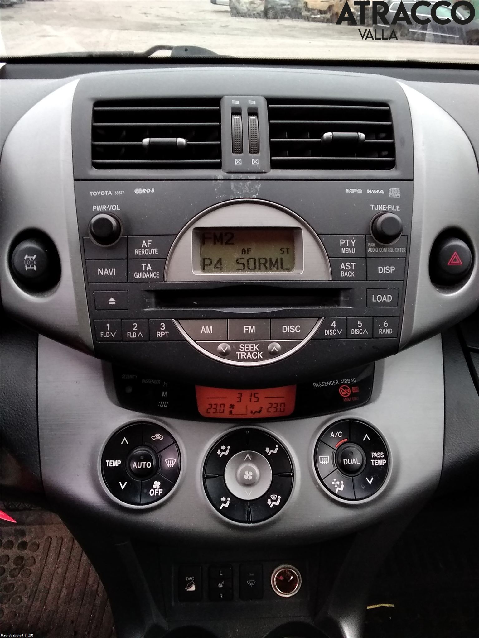 Toyota RAV 4 06-12 Ac Styrenhet Ac Manöveren
