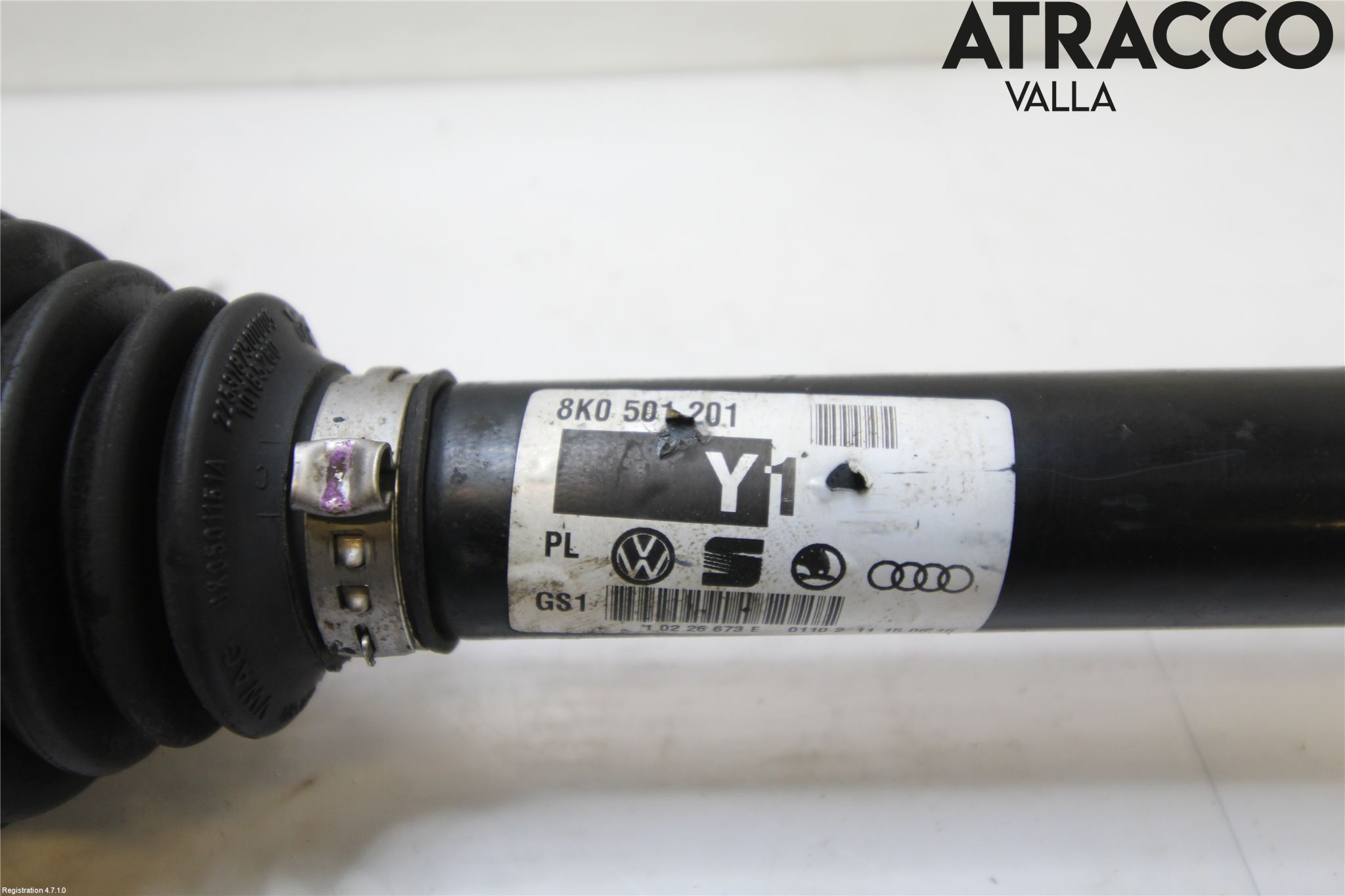 Audi A4 12-15 Drivaxel Bak Vänster