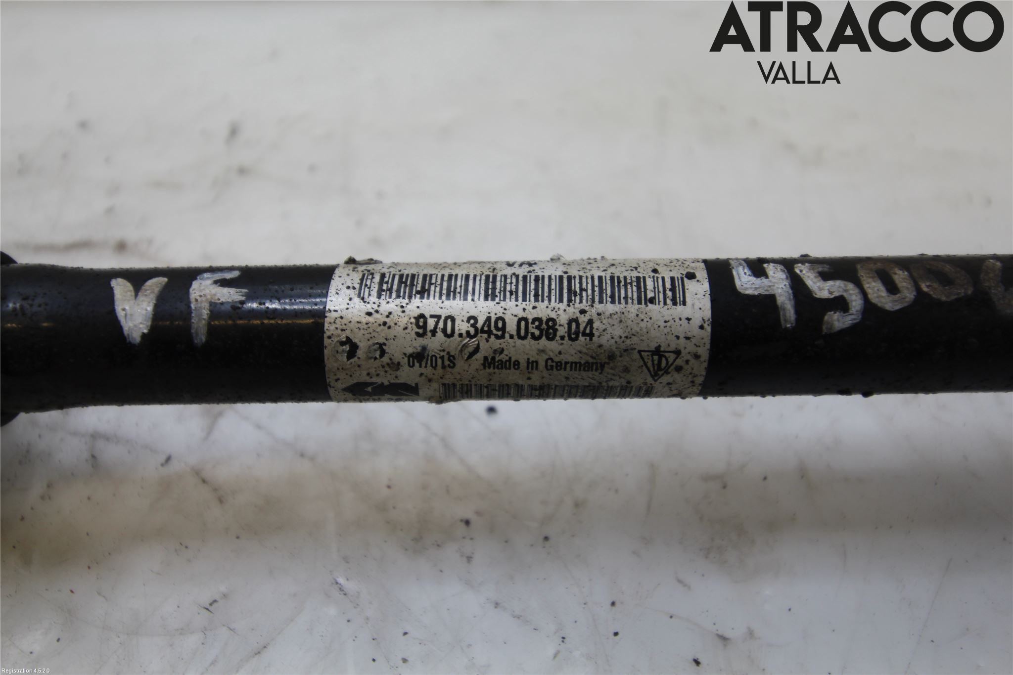 Porsche PANAMERA 09- Drivaxel Fram Vänster