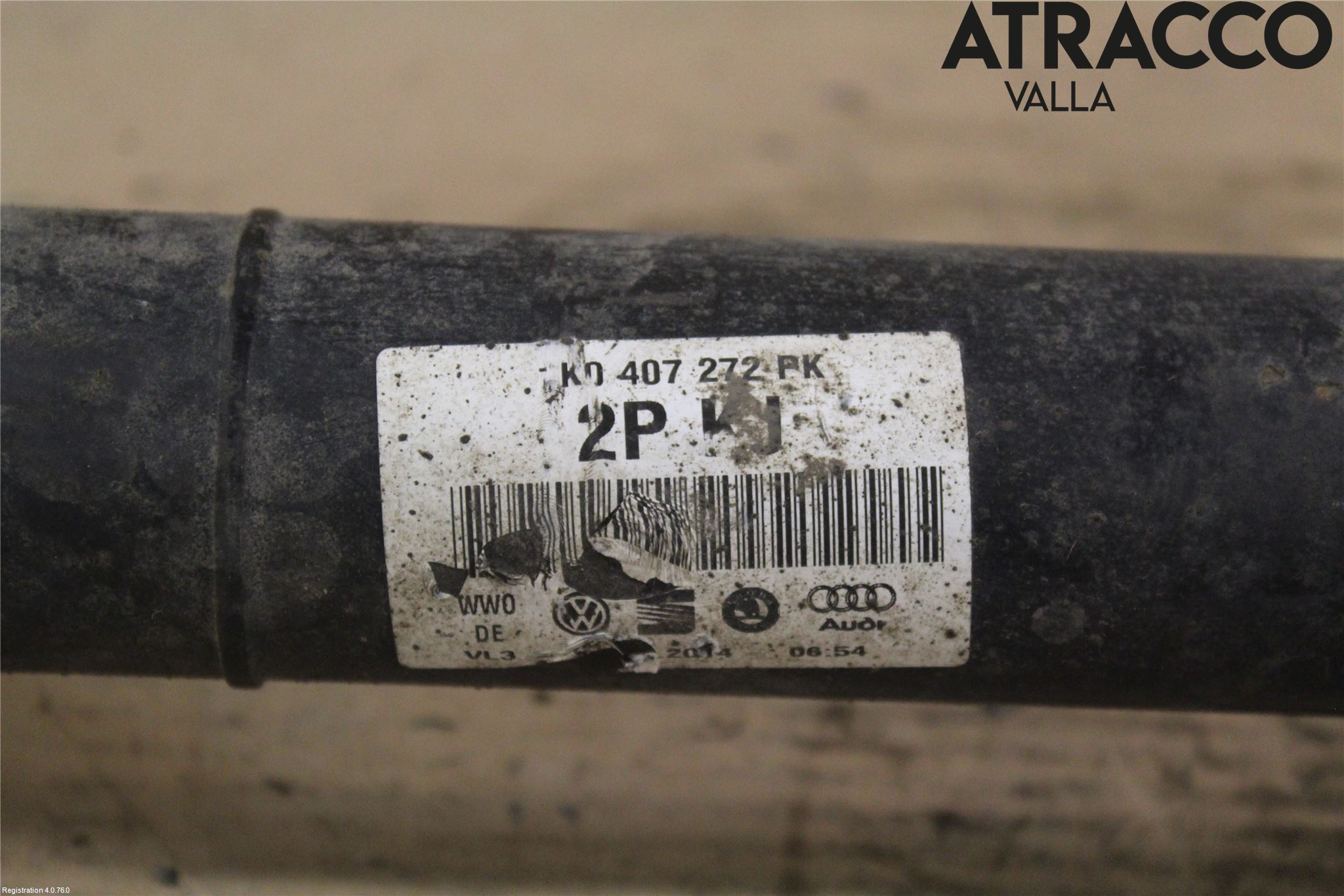 Volkswagen VW PASSAT 11-14 Drivaxel Fram Höger