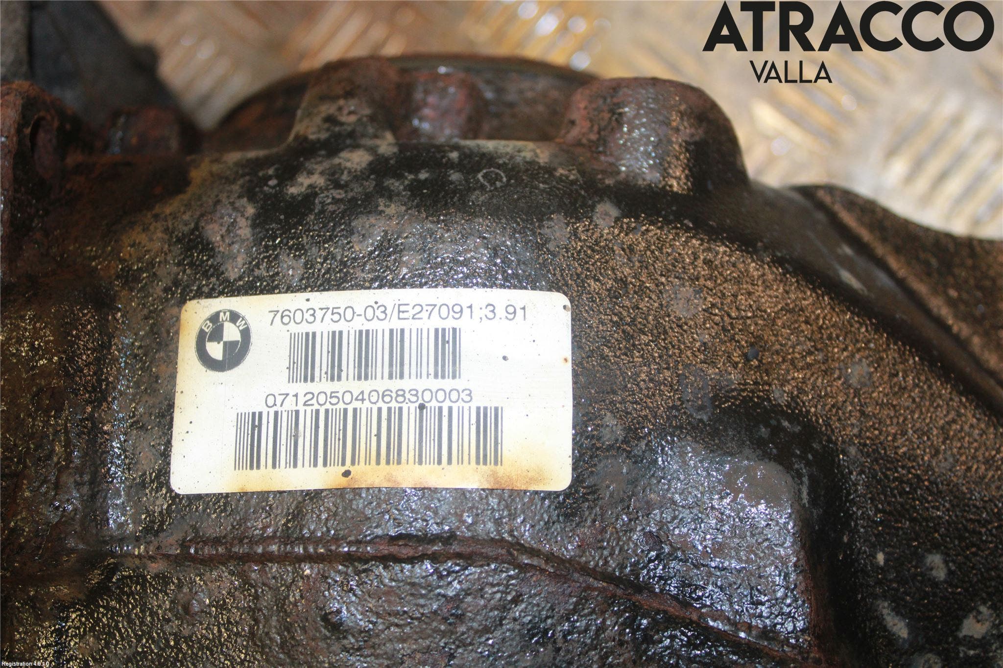 BMW 3 F30/F31/F80 12-19 Bakväxel-Diff