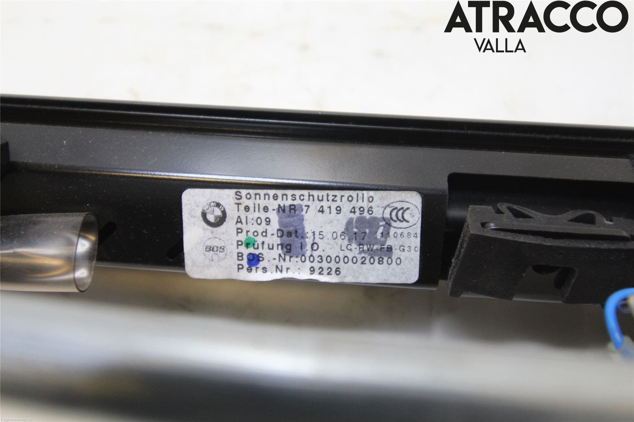 BMW 5 G30/G31/F90 17-23 Solskydd