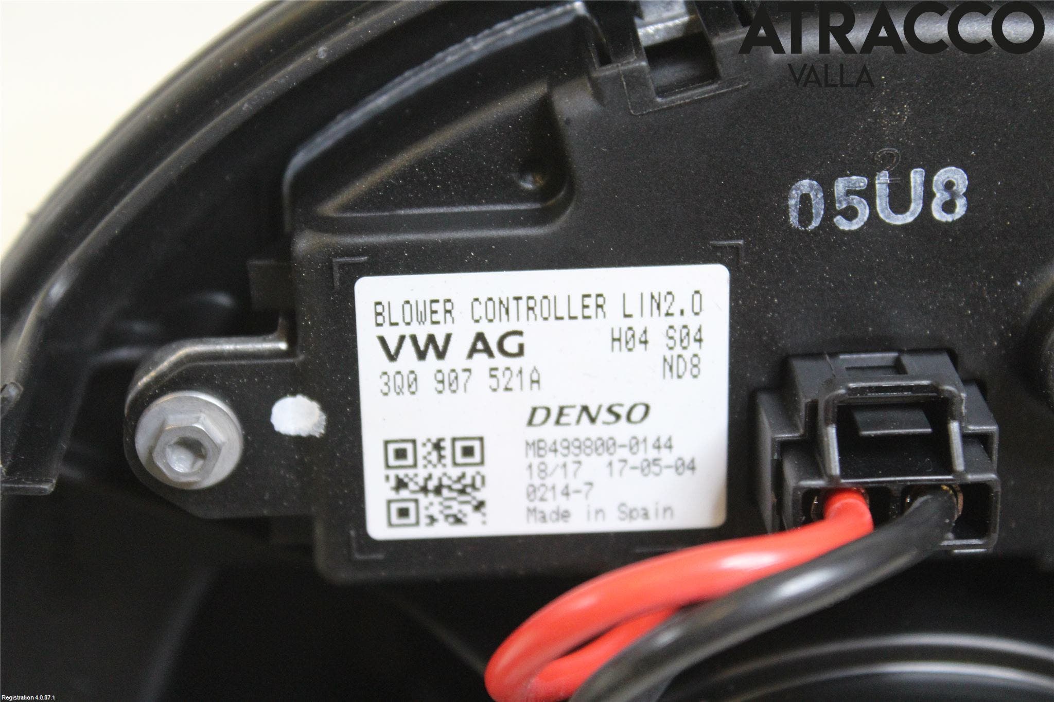 Volkswagen VW ARTEON 17- Ac Värmefläkt