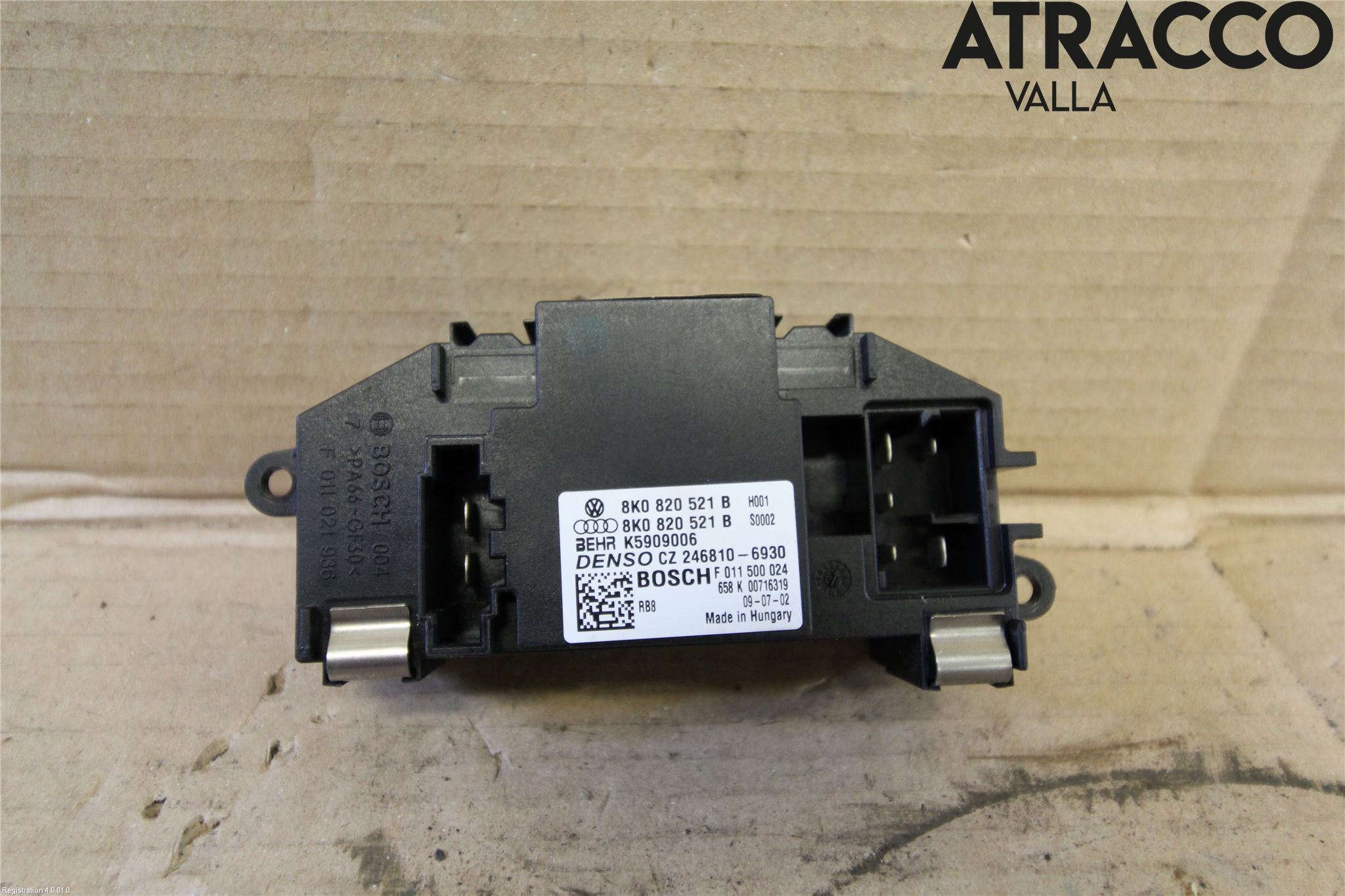 Audi A4/S4 08-11 Värmefläktsmotstånd