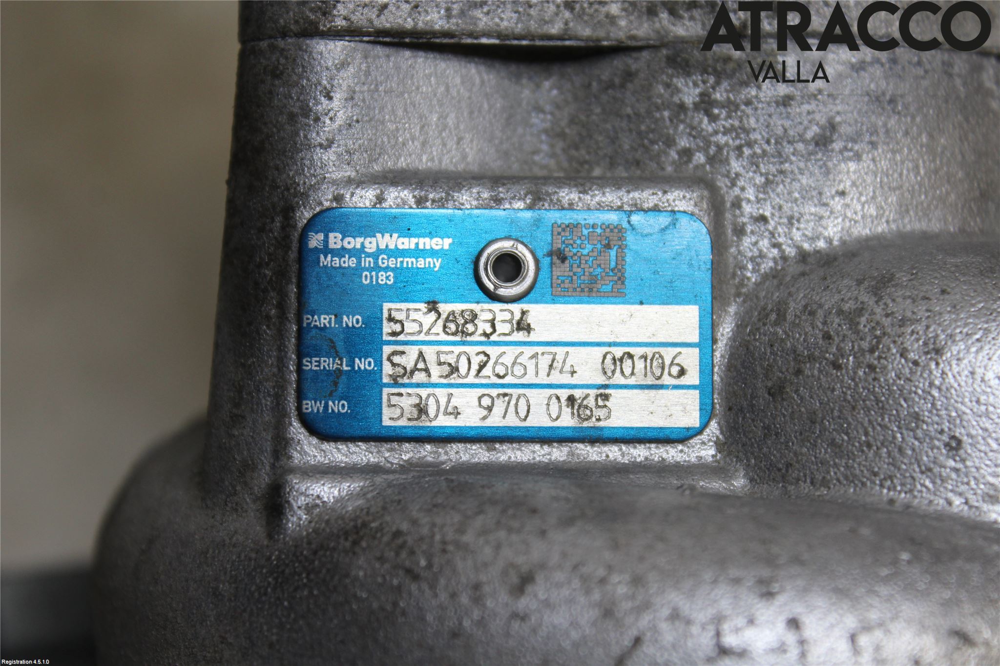 Alfa GIULIETTA Turboaggregat