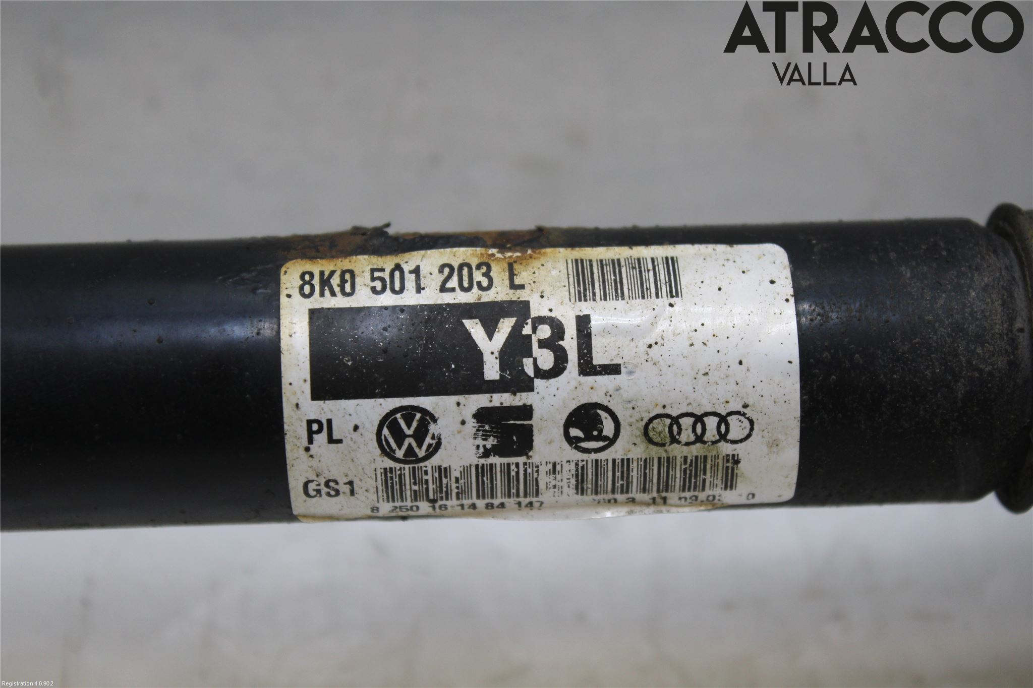 Audi A4/S4 08-11 Drivaxel Bak Vänster