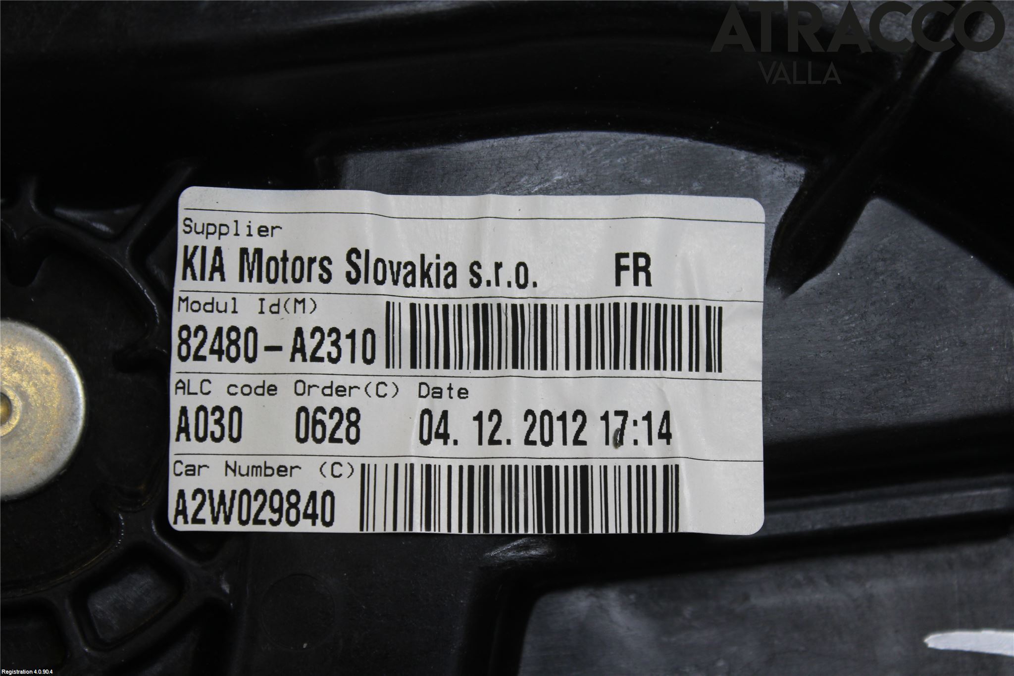 Kia CEED 12-18 Fönsterhiss El Kompl