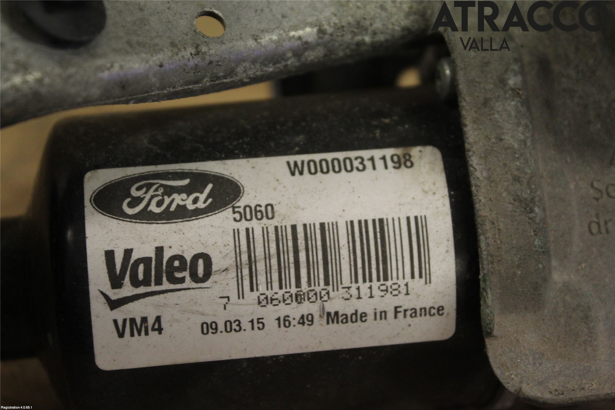 Ford MONDEO 15-22 Torkarmotor Vindruta