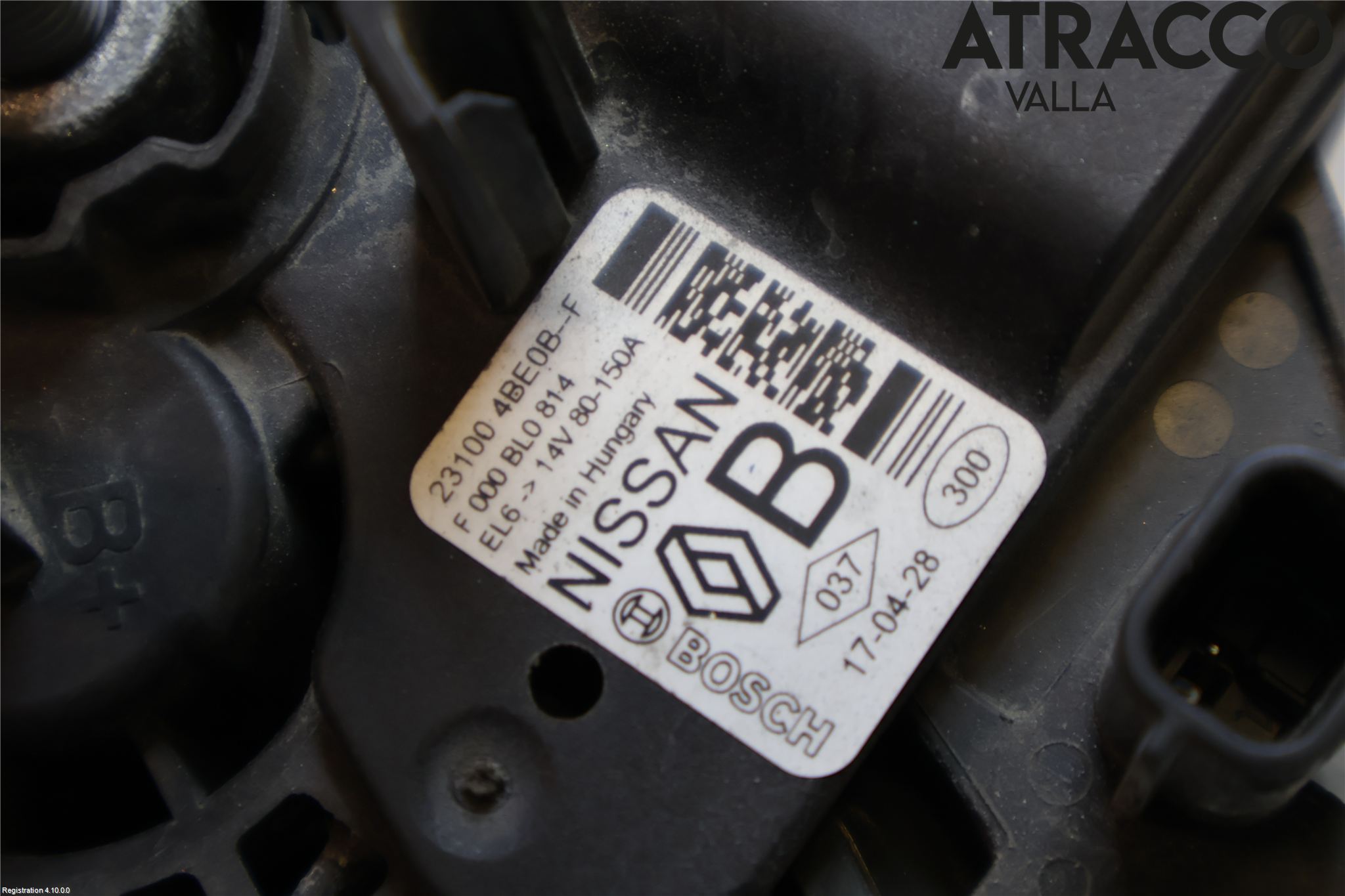 Nissan QASHQAI 14-17 Generator