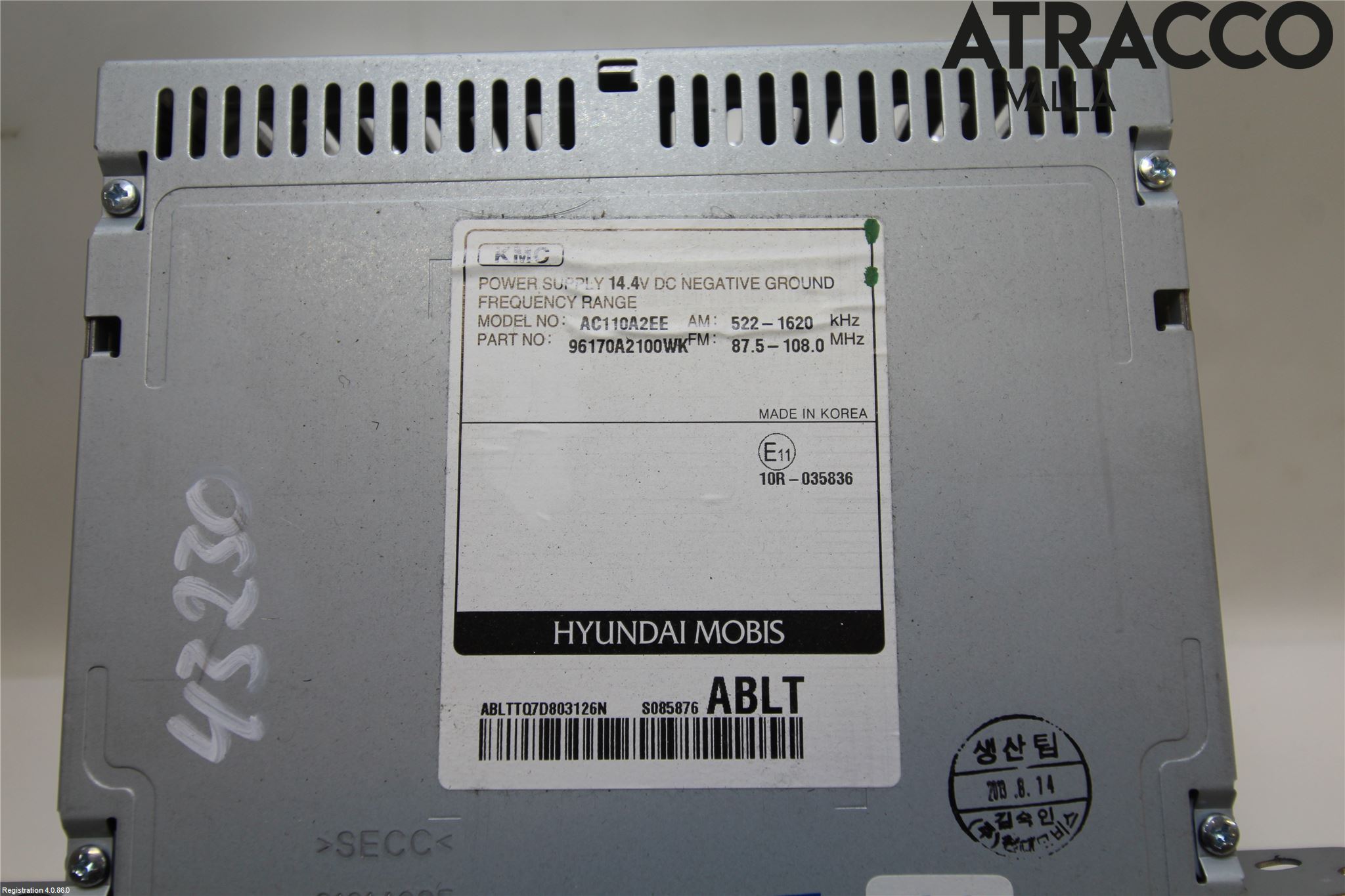 Kia CEED 12-18 Cd Radio - Multimediapanel