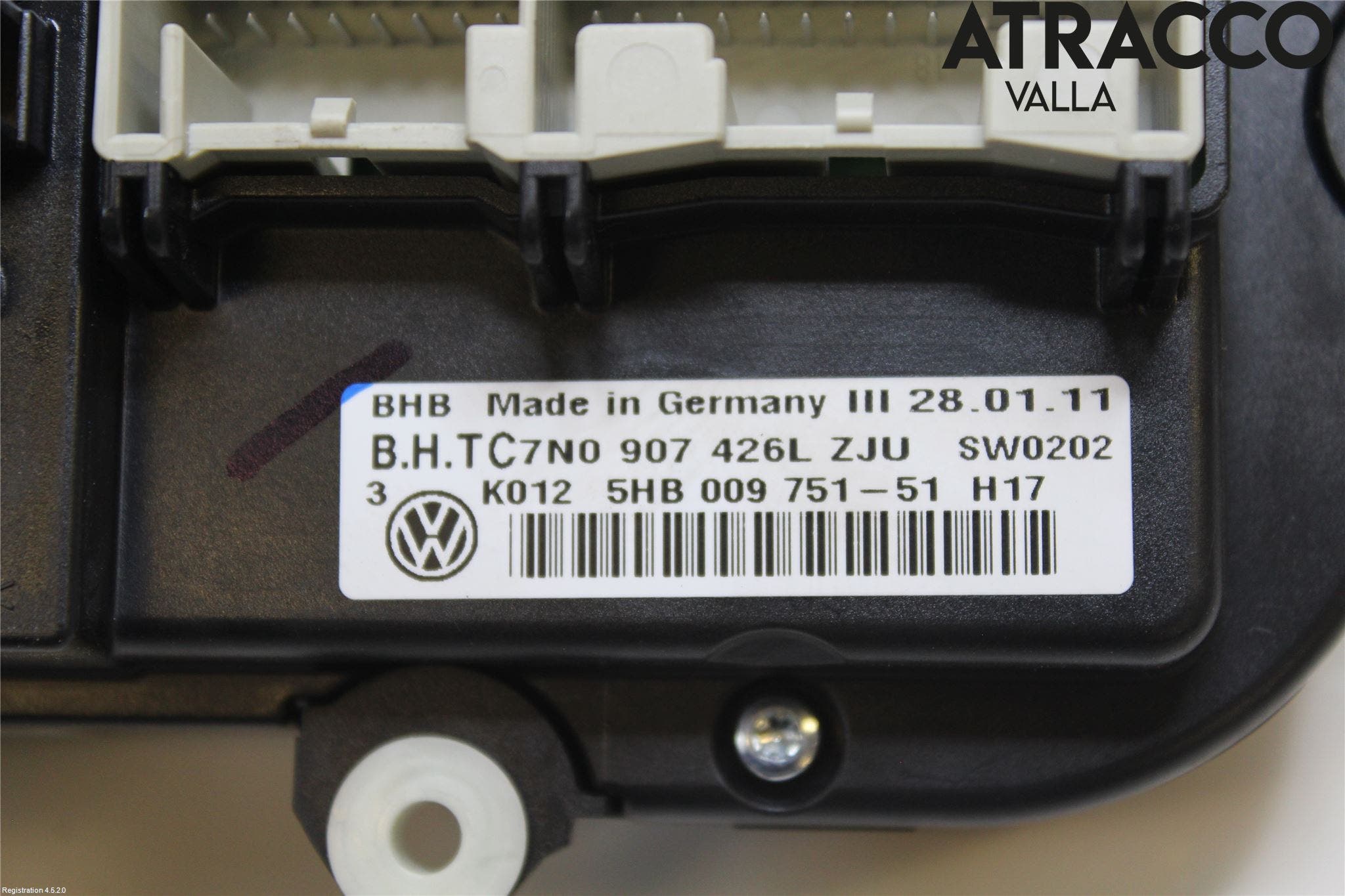 Volkswagen VW GOLF VI 09-13 Ac Styrenhet Ac Manöveren