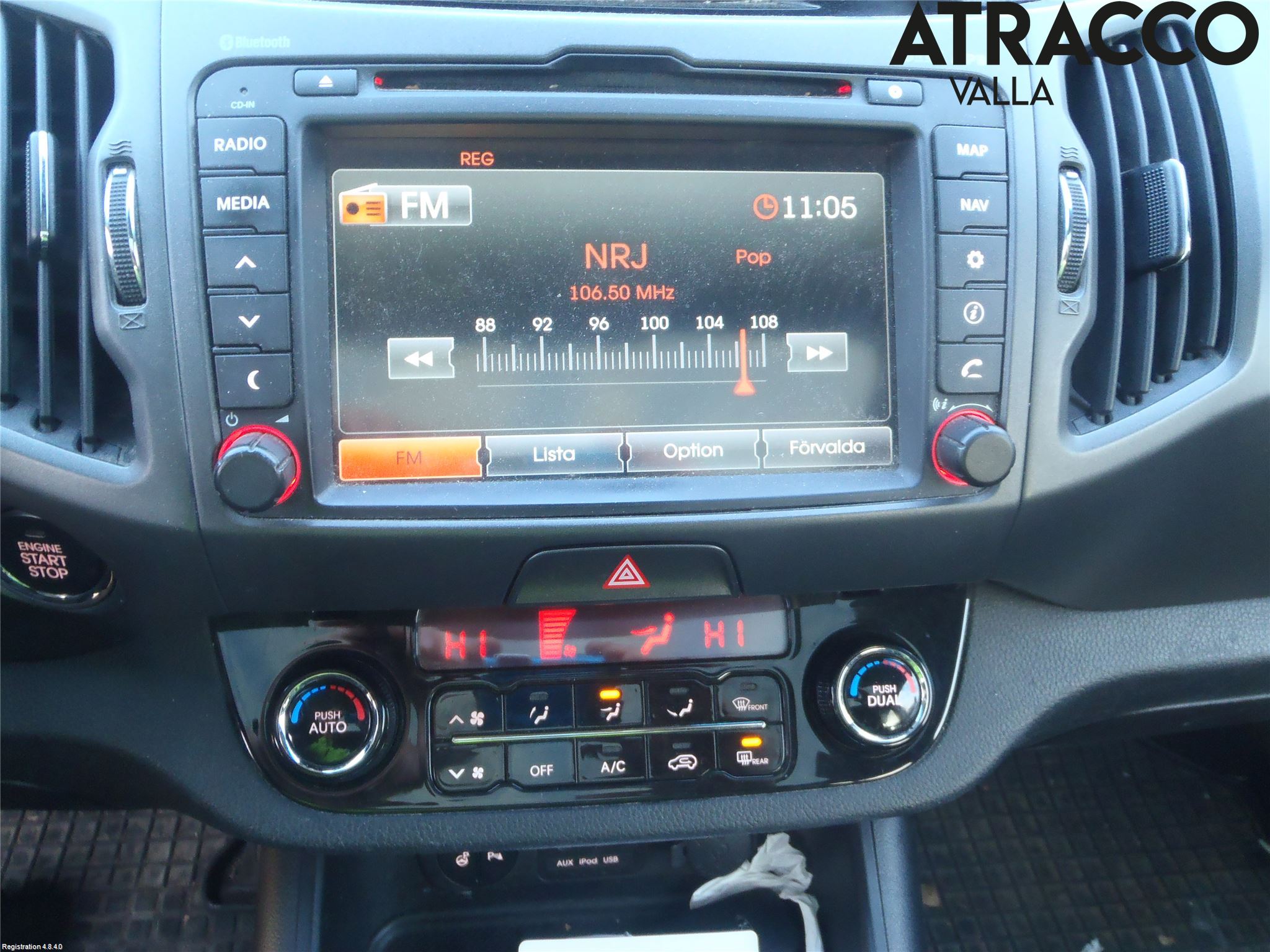 Kia SPORTAGE (SL) 11-15 Ac Styrenhet Ac Manöveren
