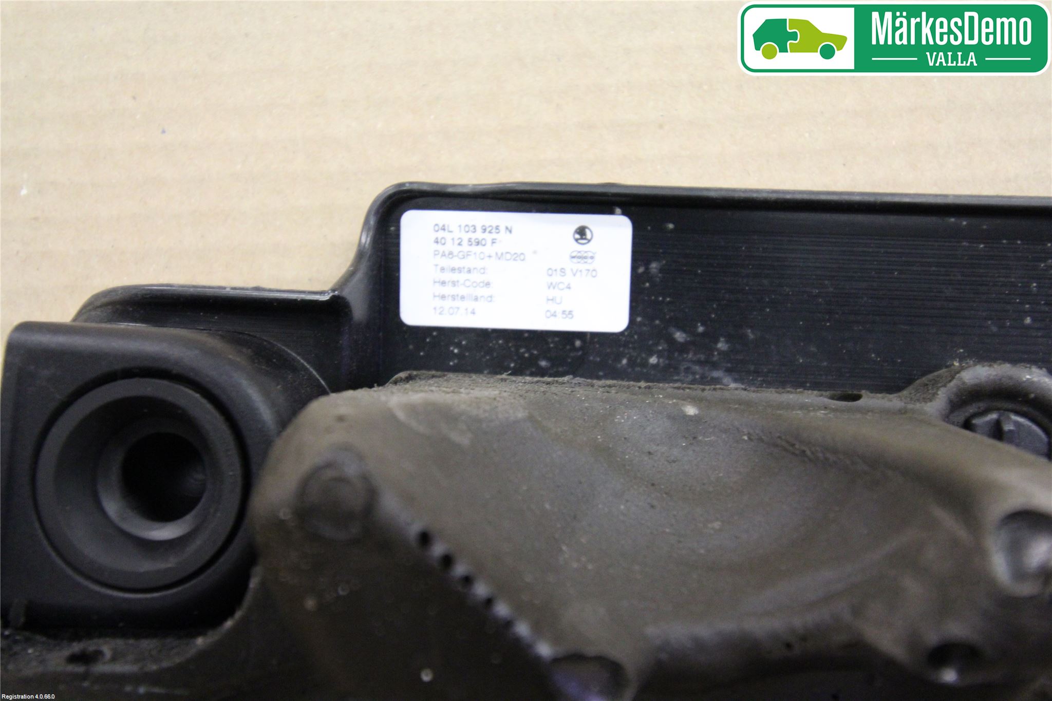 Skoda SUPERB 09-15 Motorkåpa