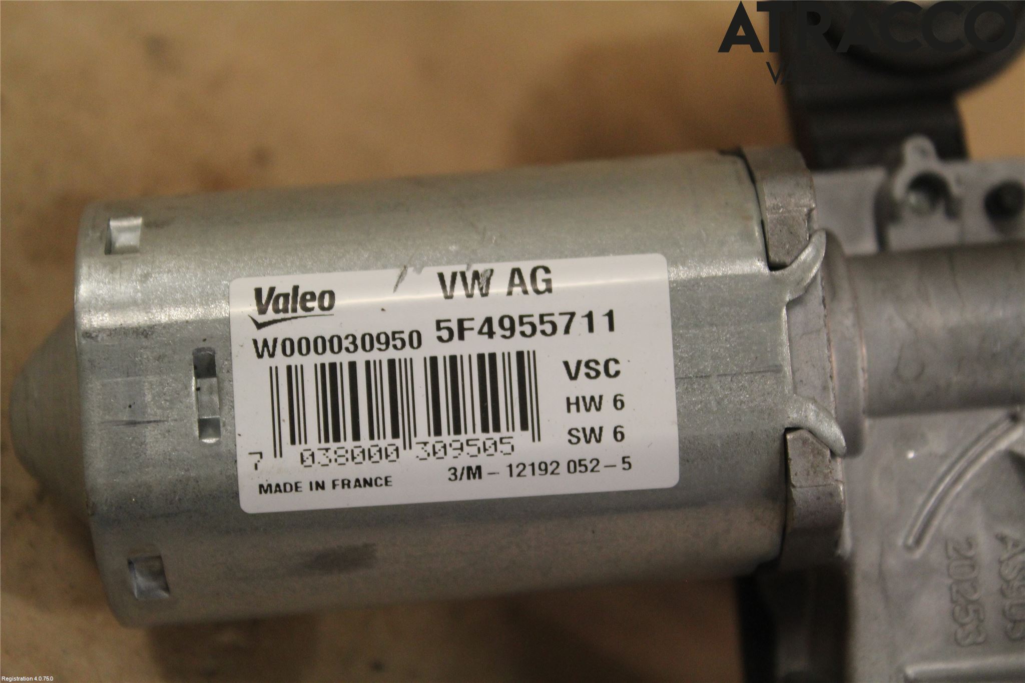 Skoda FABIA 15-21 Torkarmotor Baklucka