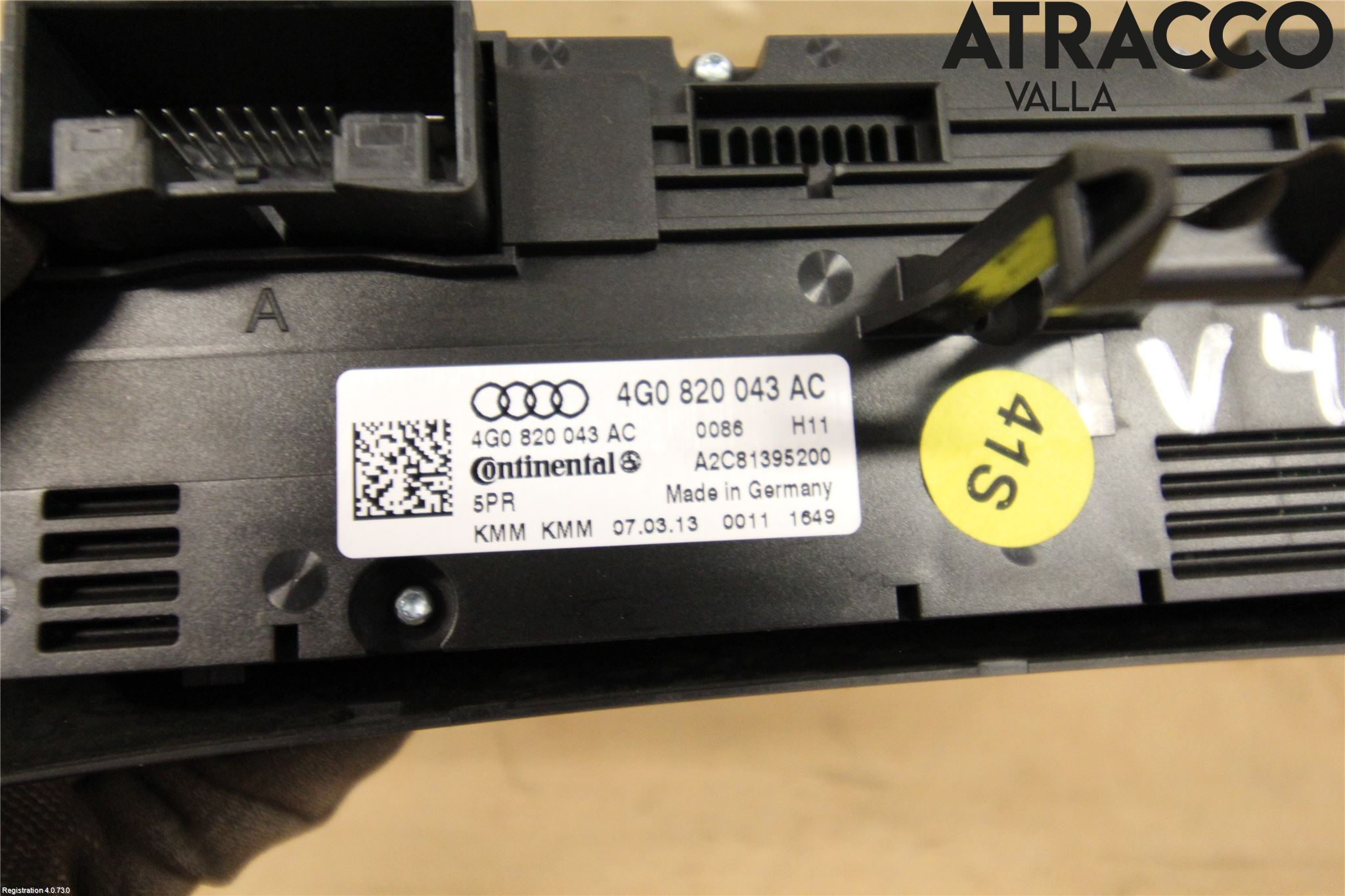 Audi A6/S6 4G 11-18 Ac Styrenhet Ac Manöveren