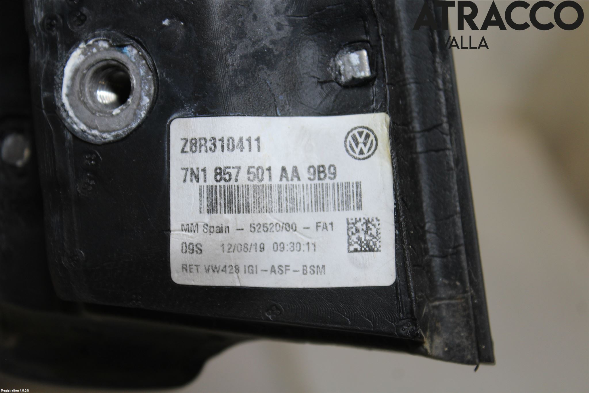 Volkswagen VW SHARAN 11- Spegel Yttre El Vä