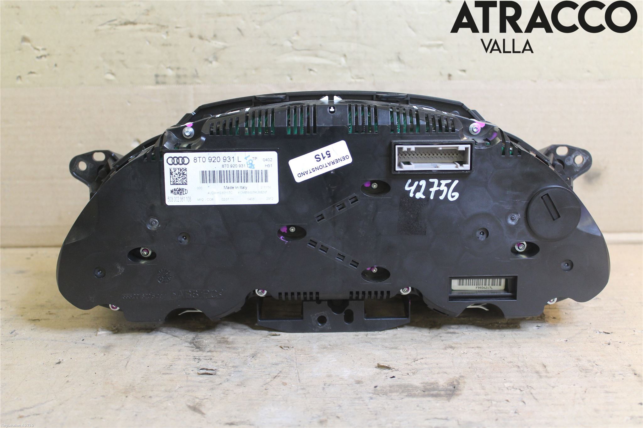 Audi A5 07-16 Instrument Komb