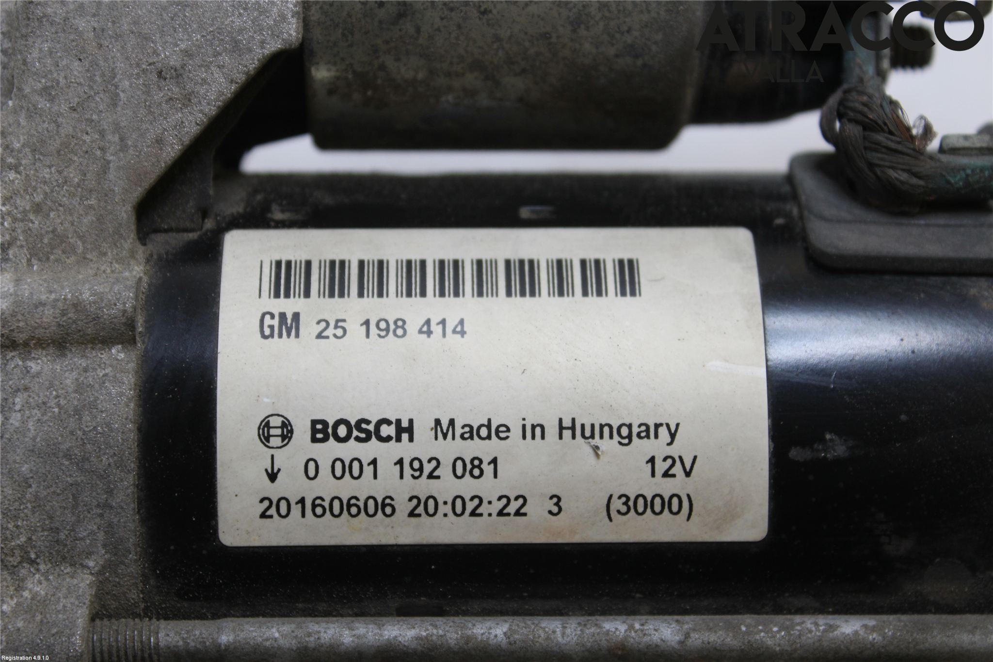 Opel CORSA E 15-19 Startmotor