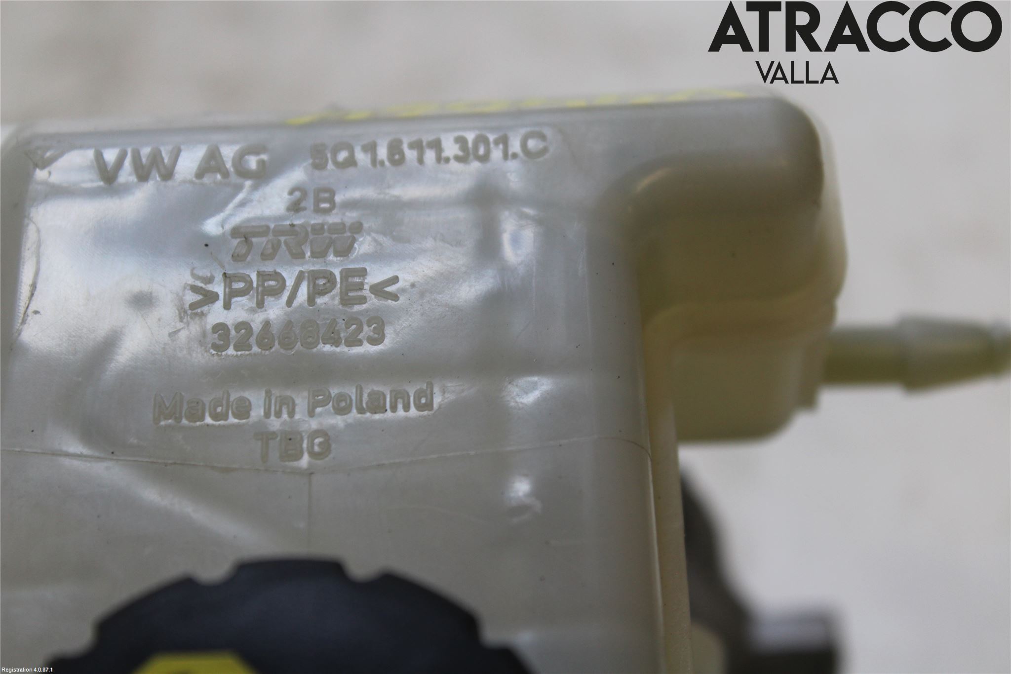 Volkswagen VW PASSAT 15-19 Broms Huvudcylinder