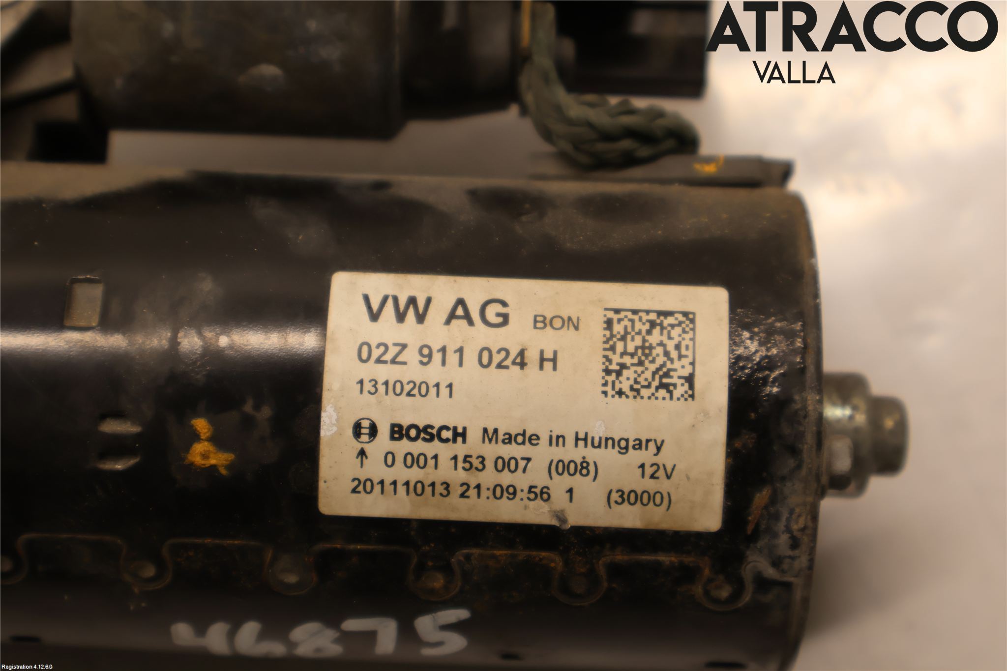 Volkswagen VW GOLF VI 09-13 Startmotor Diesel