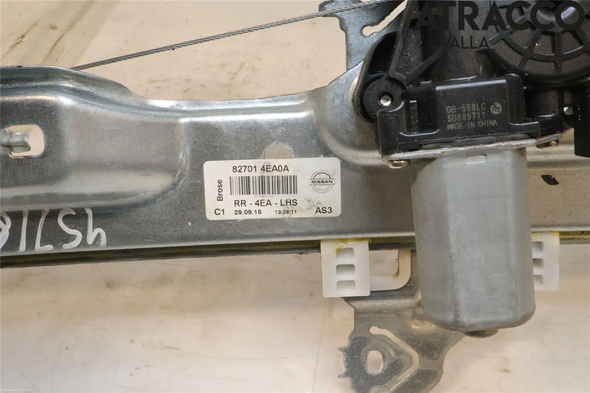 Nissan QASHQAI 14-17 Fönsterhiss El Kompl