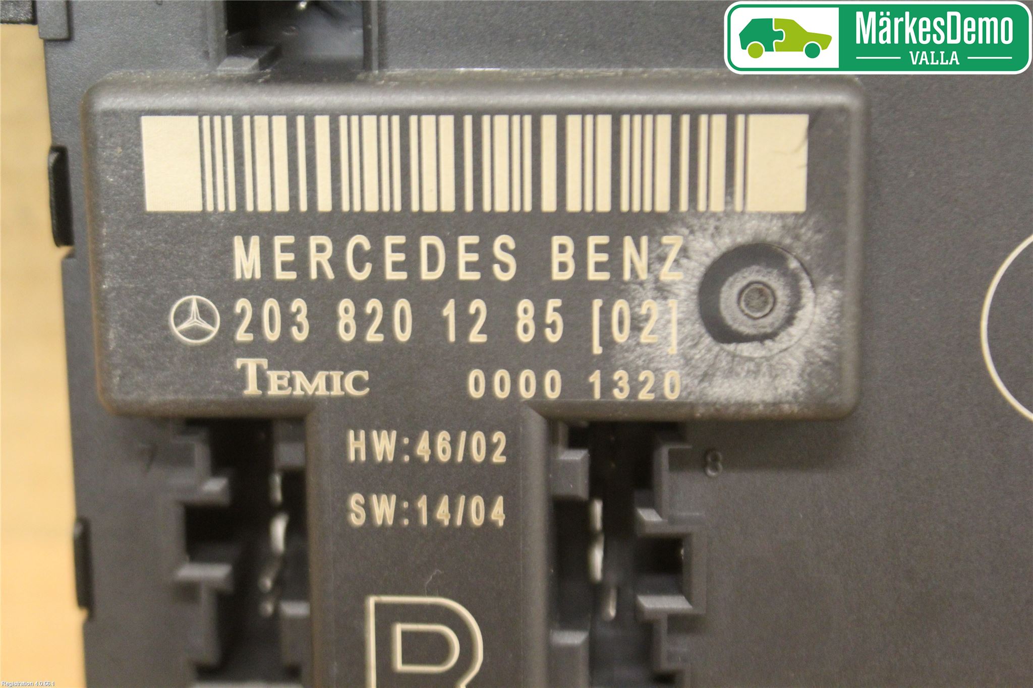 Mercedes-Benz MB C (203) 00-07 Styrenhet Dörr