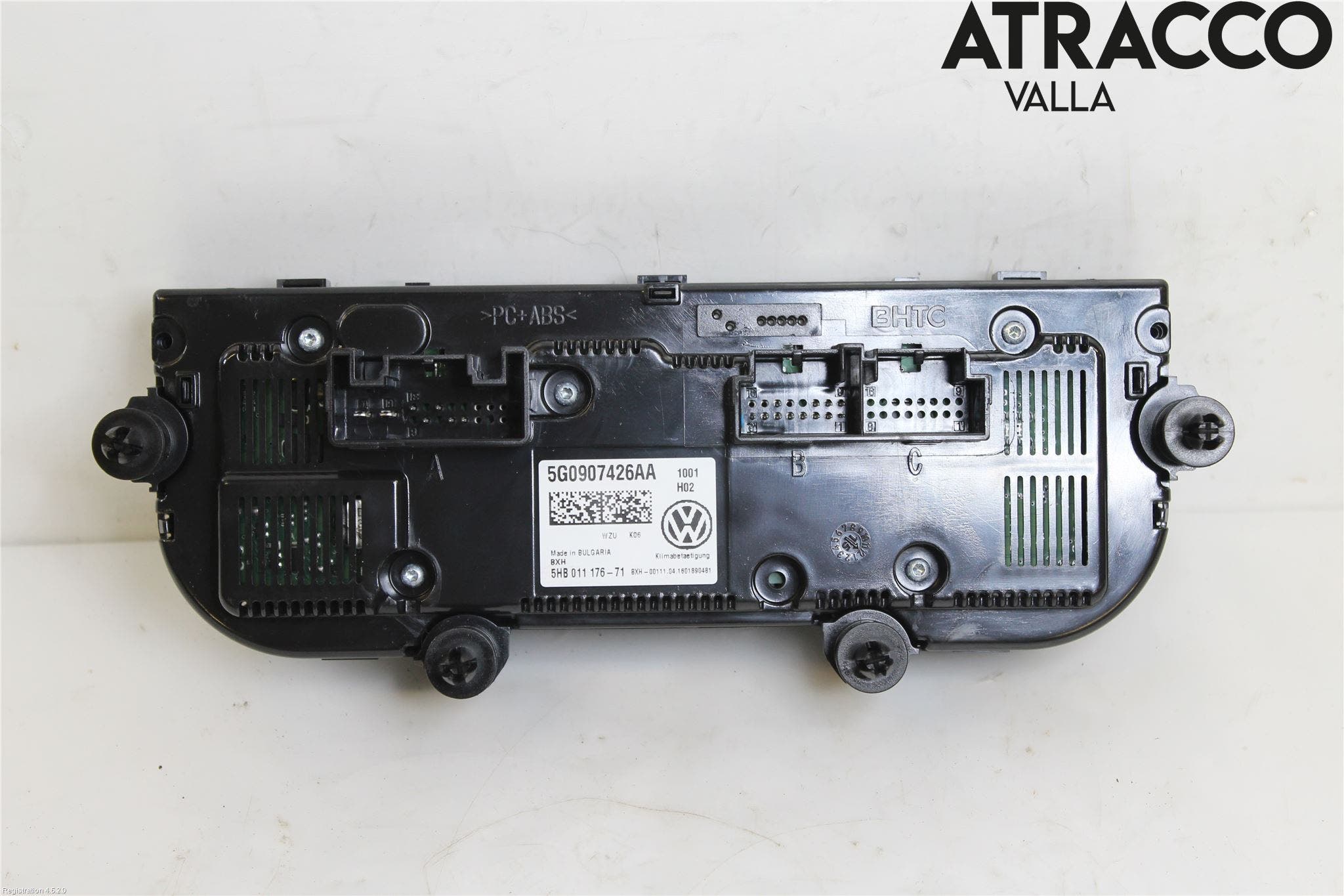 Volkswagen VW GOLF / E-GOLF VII 13-20 Ac Styrenhet Ac Manöveren