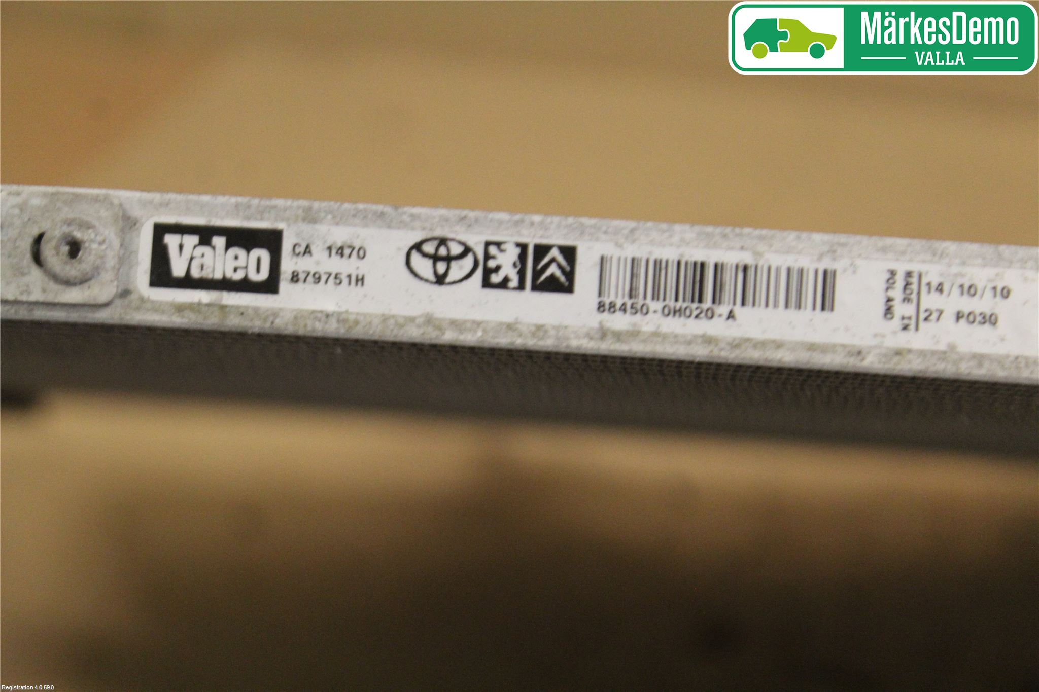 Toyota AYGO 06-14 Ac Kondensor-Kylare