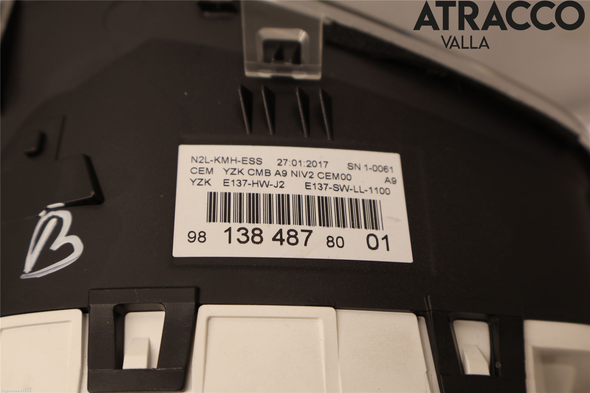 Peugeot PEUGOT 208 16-19 Instrument Komb