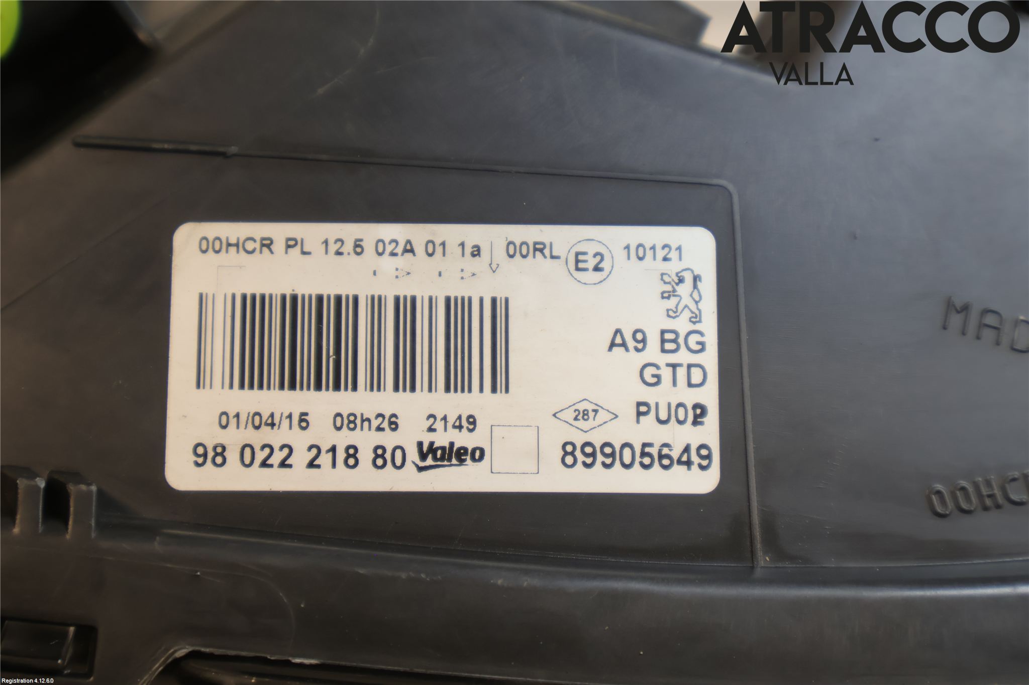 Peugeot 208 12-15 Strålkastare Vänster