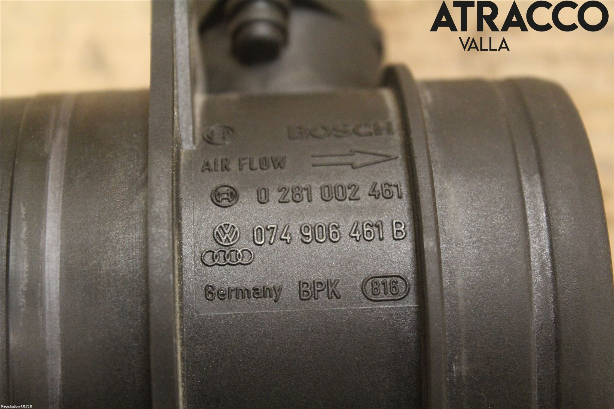 Volkswagen VW PASSAT 05-11 Injluftmassamätare