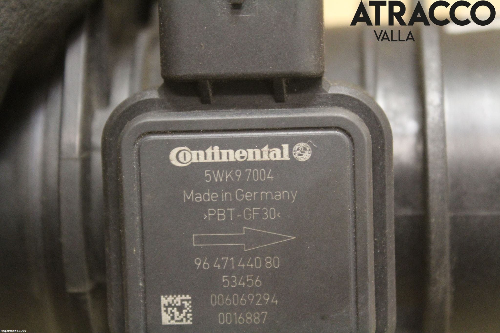 Citroen NEMO Injluftmassamätare