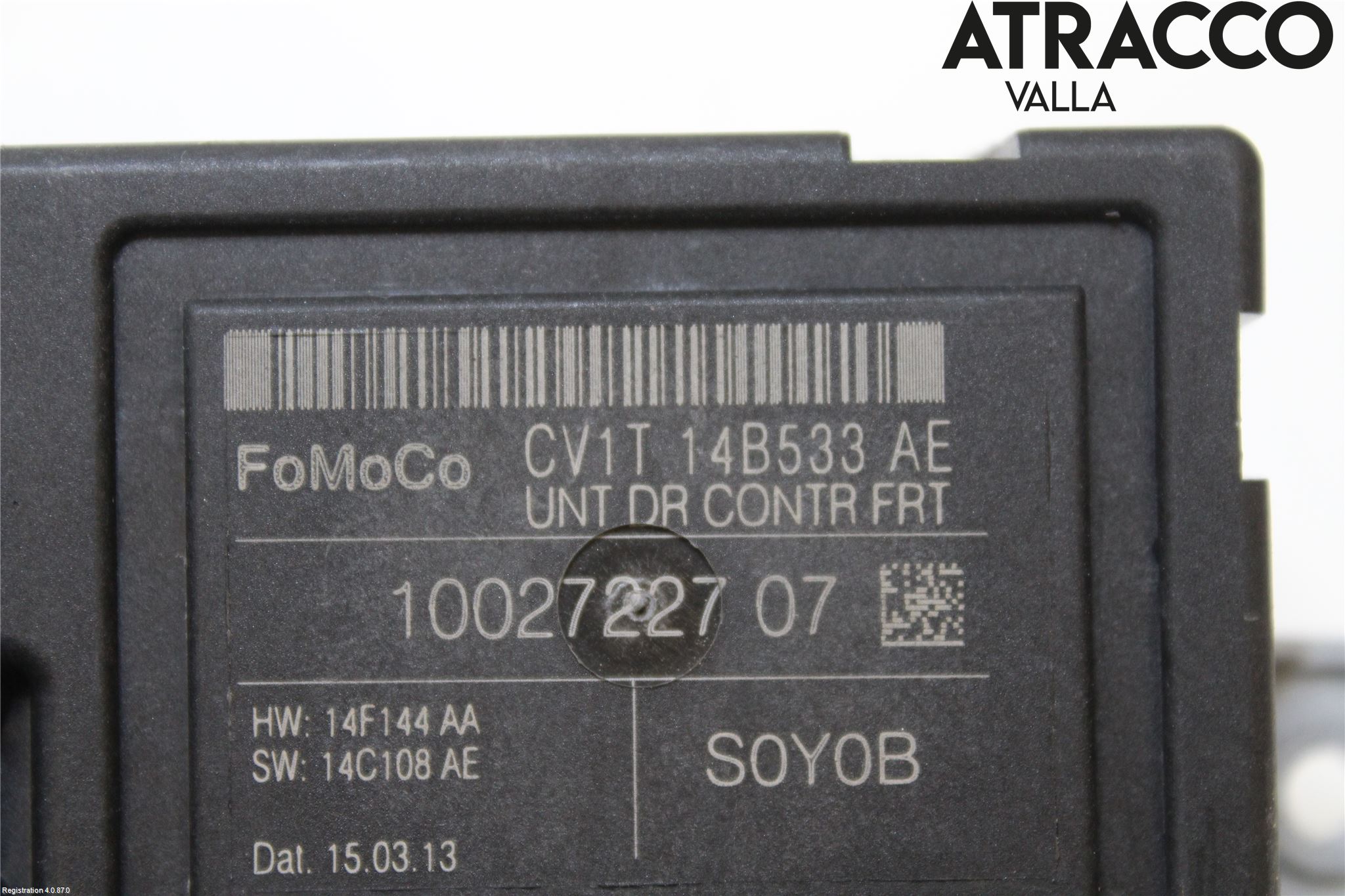 Ford FIESTA 13-17 Styrenhet Dörr