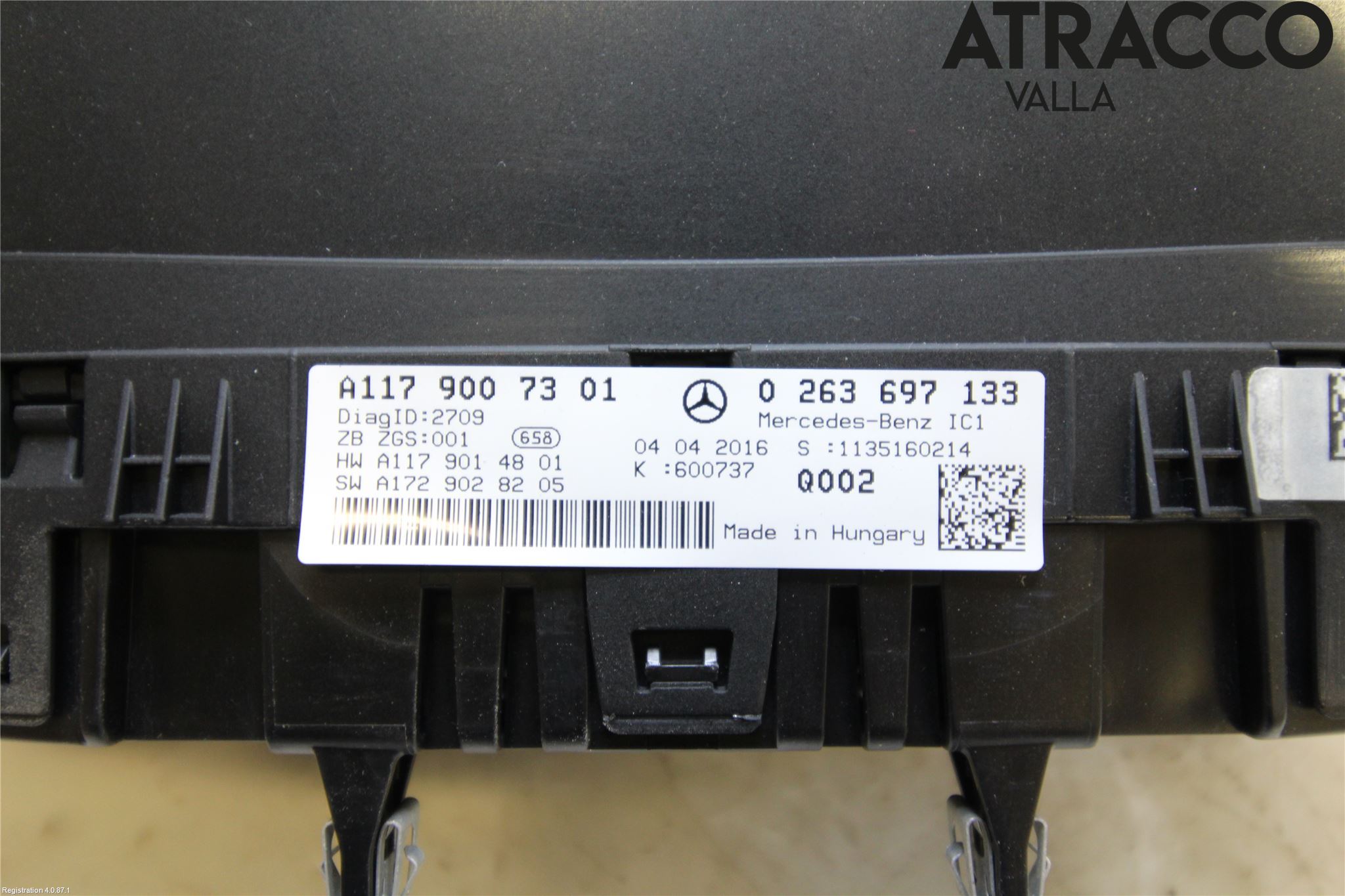 Mercedes-Benz MB CLA-KLASS (C117/X117) 13-19 Instrument Komb
