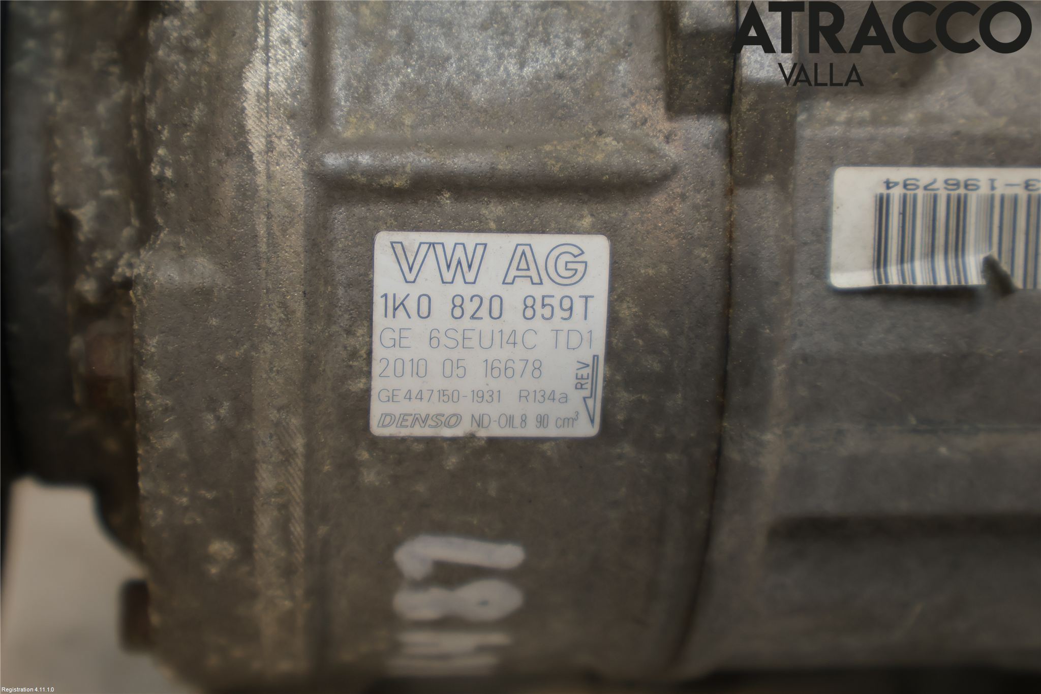 Volkswagen VW GOLF VI 09-13 Ac Kompressor